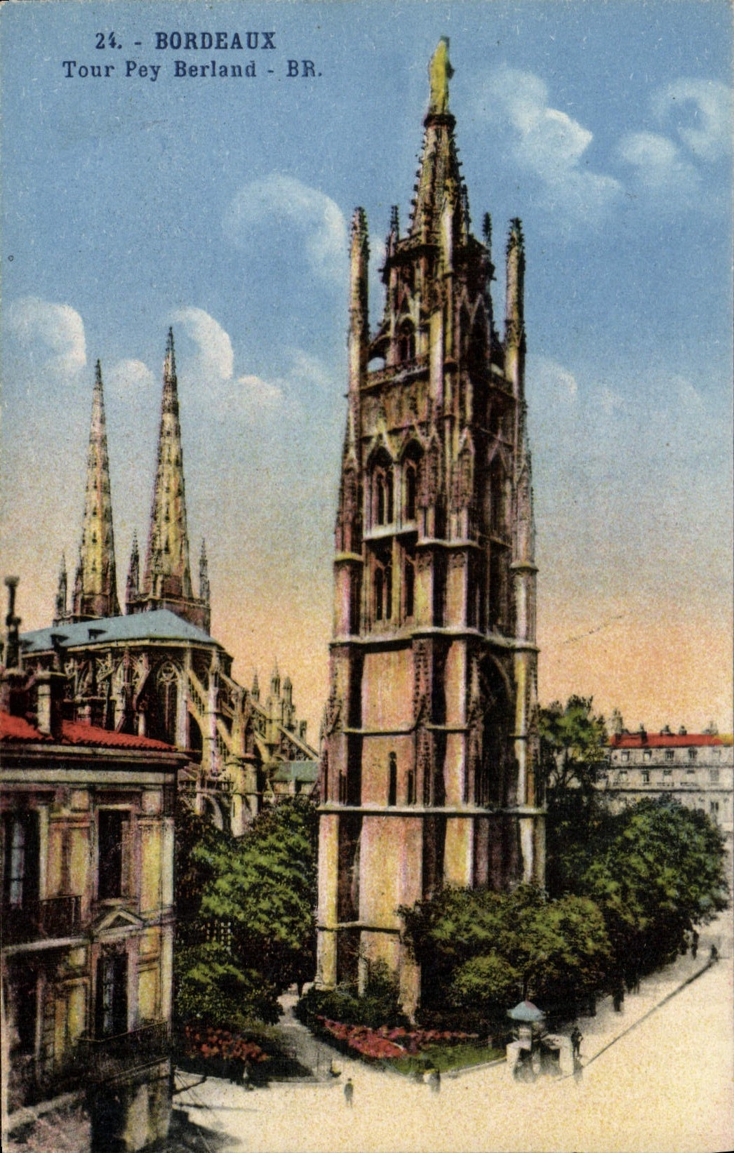 CPA Bordeaux Tour Pey Berland