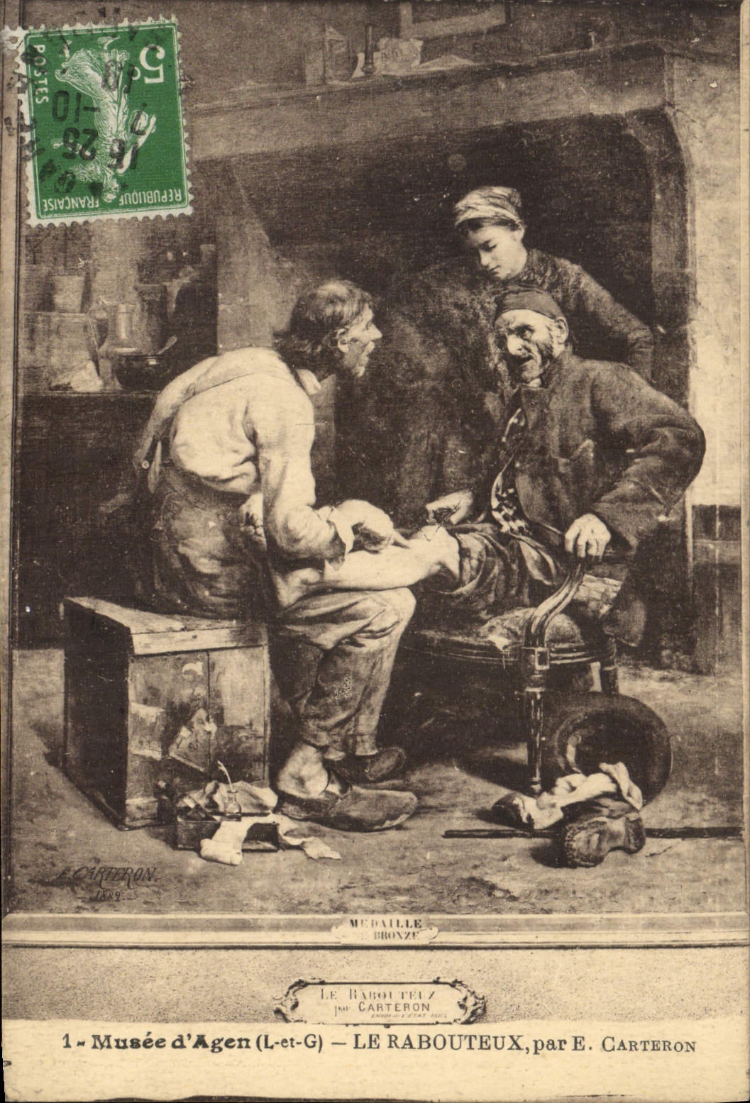 CPA Musee d'Agen Le Rabouteux Carteron 