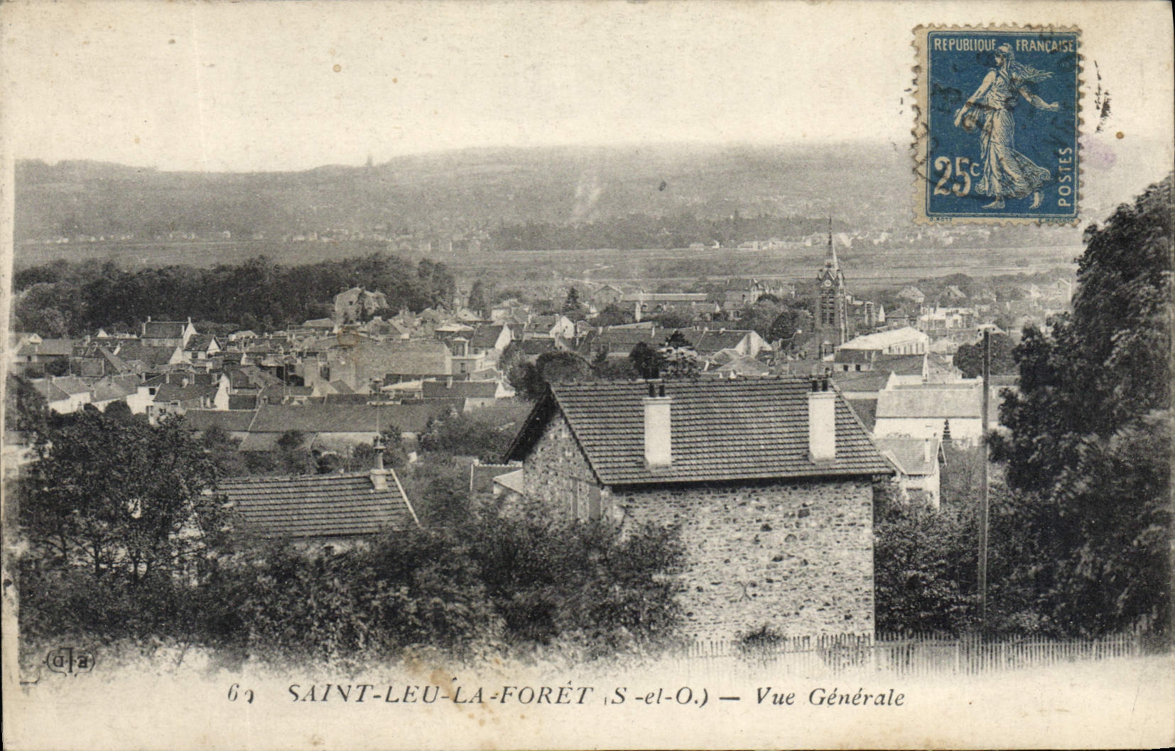 CPA Saint Leu La Foret Vue Generale