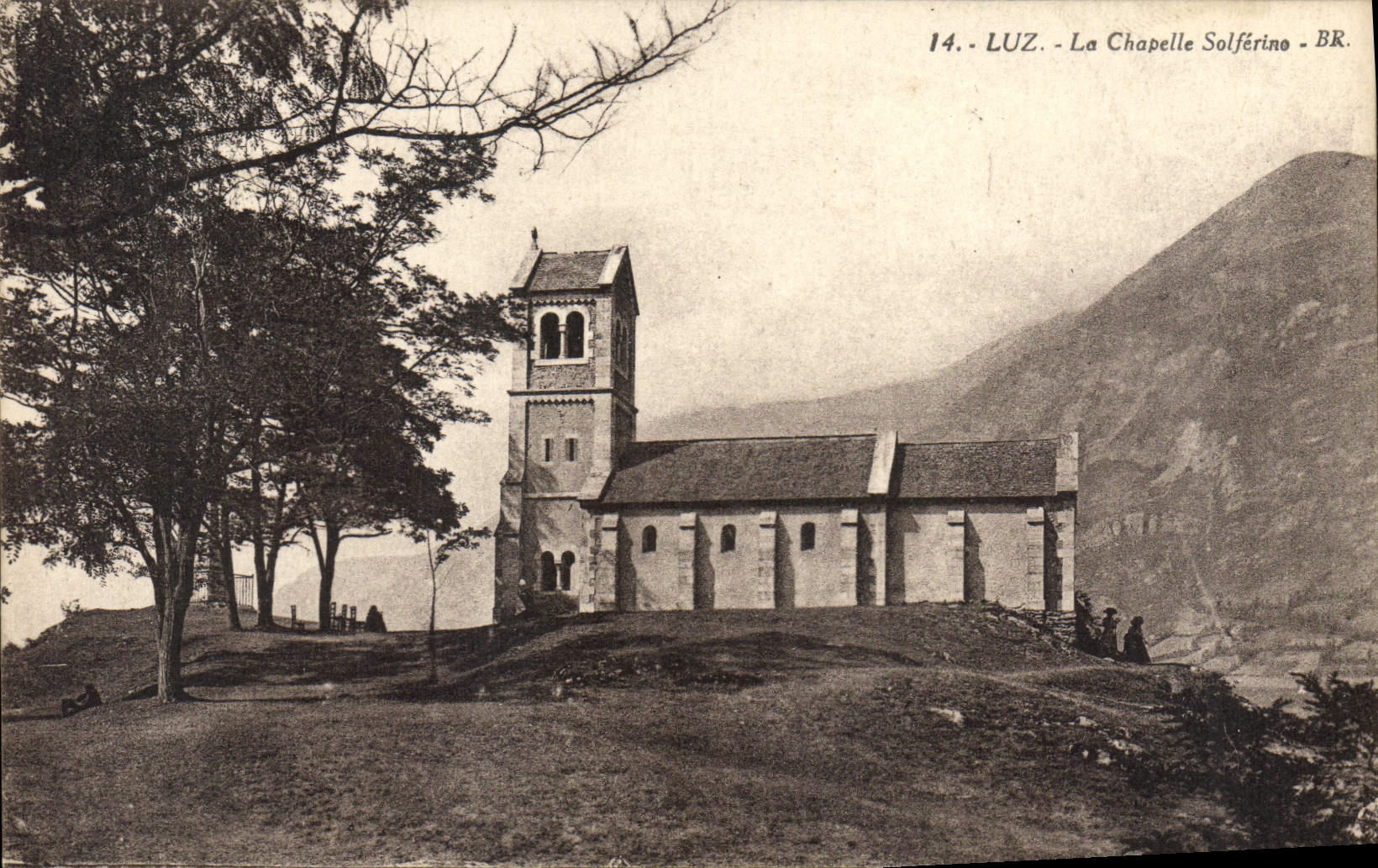 VINTAGE POSTCARD Luz La Chapelle Solferino