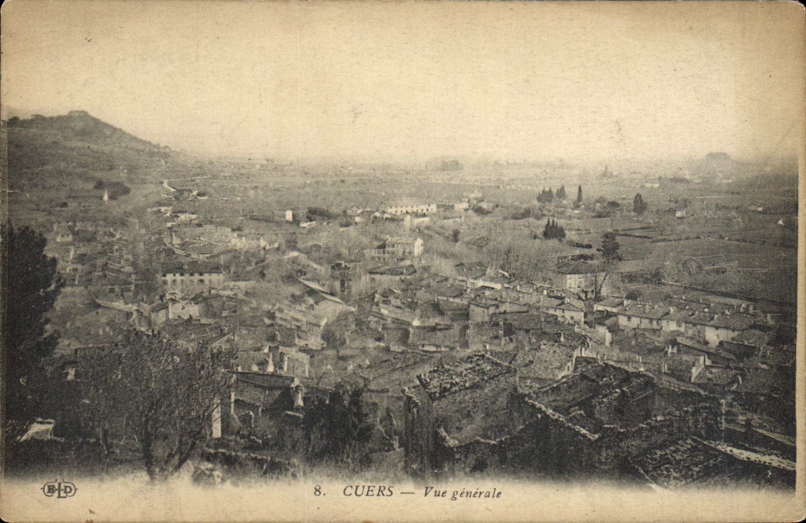 VINTAGE POSTCARD Cuers View