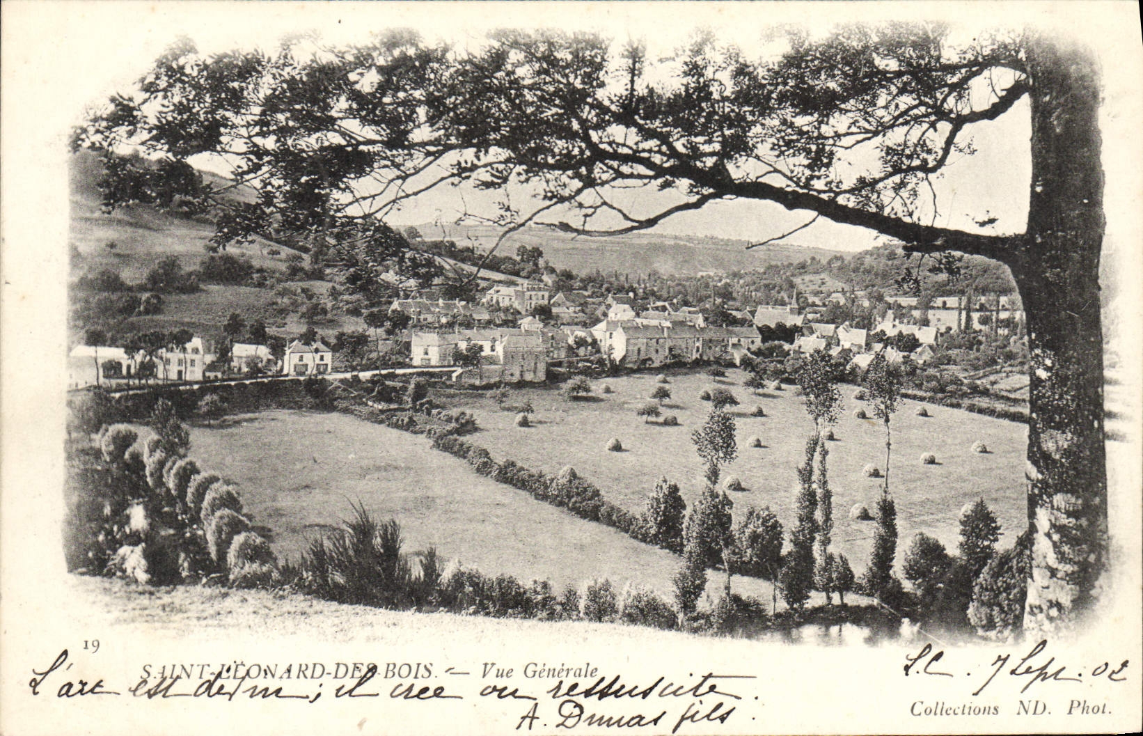 CPA Saint Elonard des Bois Vue Generale