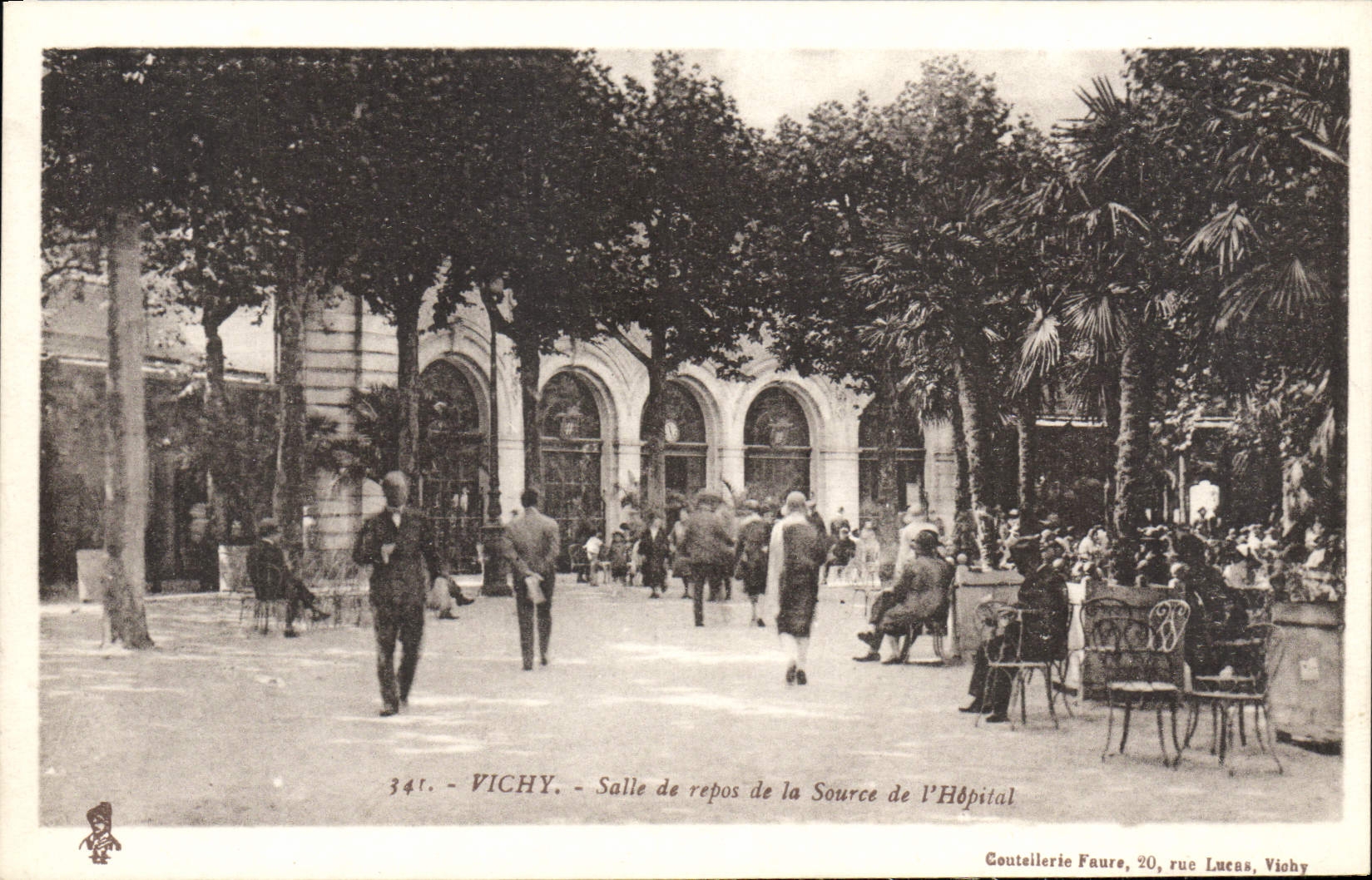 CPA Vichy Salle de repos de la Source de l'hopital