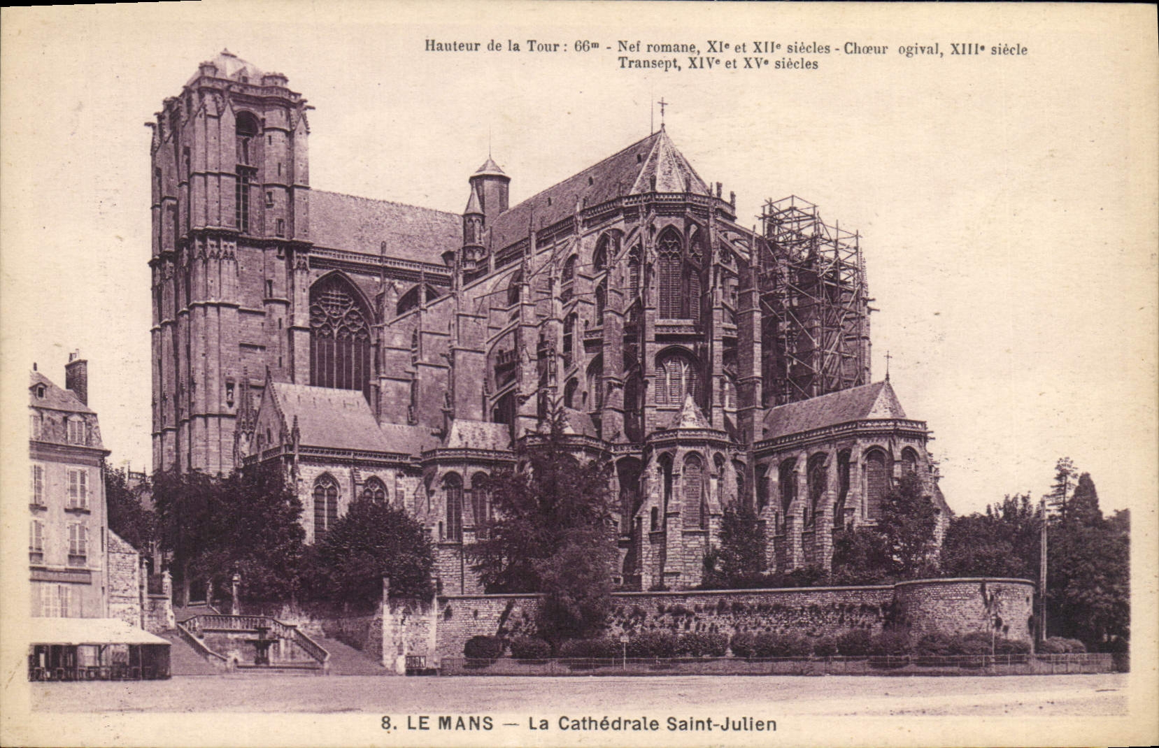 CPA Le Mans La Cathedrale Saint Julien