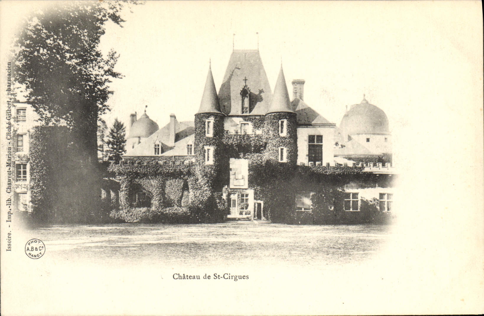 VINTAGE POSTCARD Castle of St Cirgues