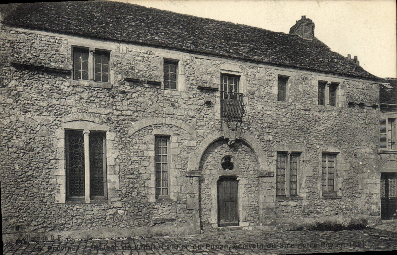 VINTAGE POSTCARD Layered branches House of the admiral Potier of Ponan writer