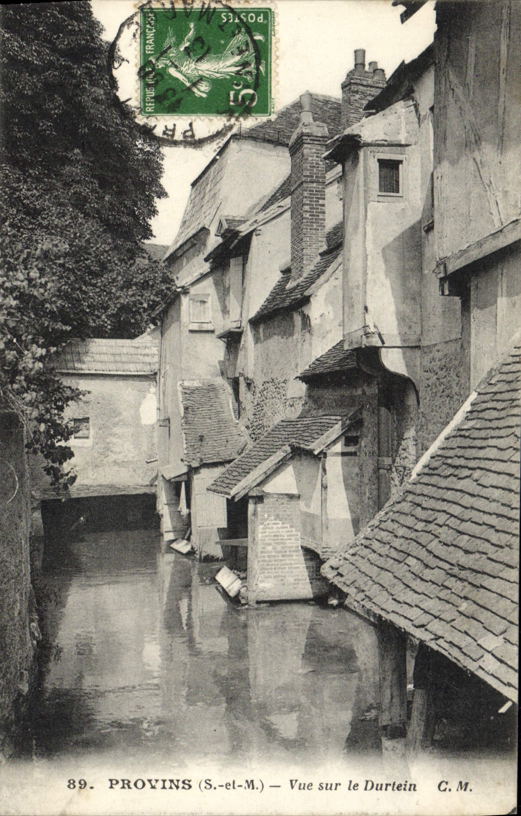CPA Provins Vue Sur Le Durtein