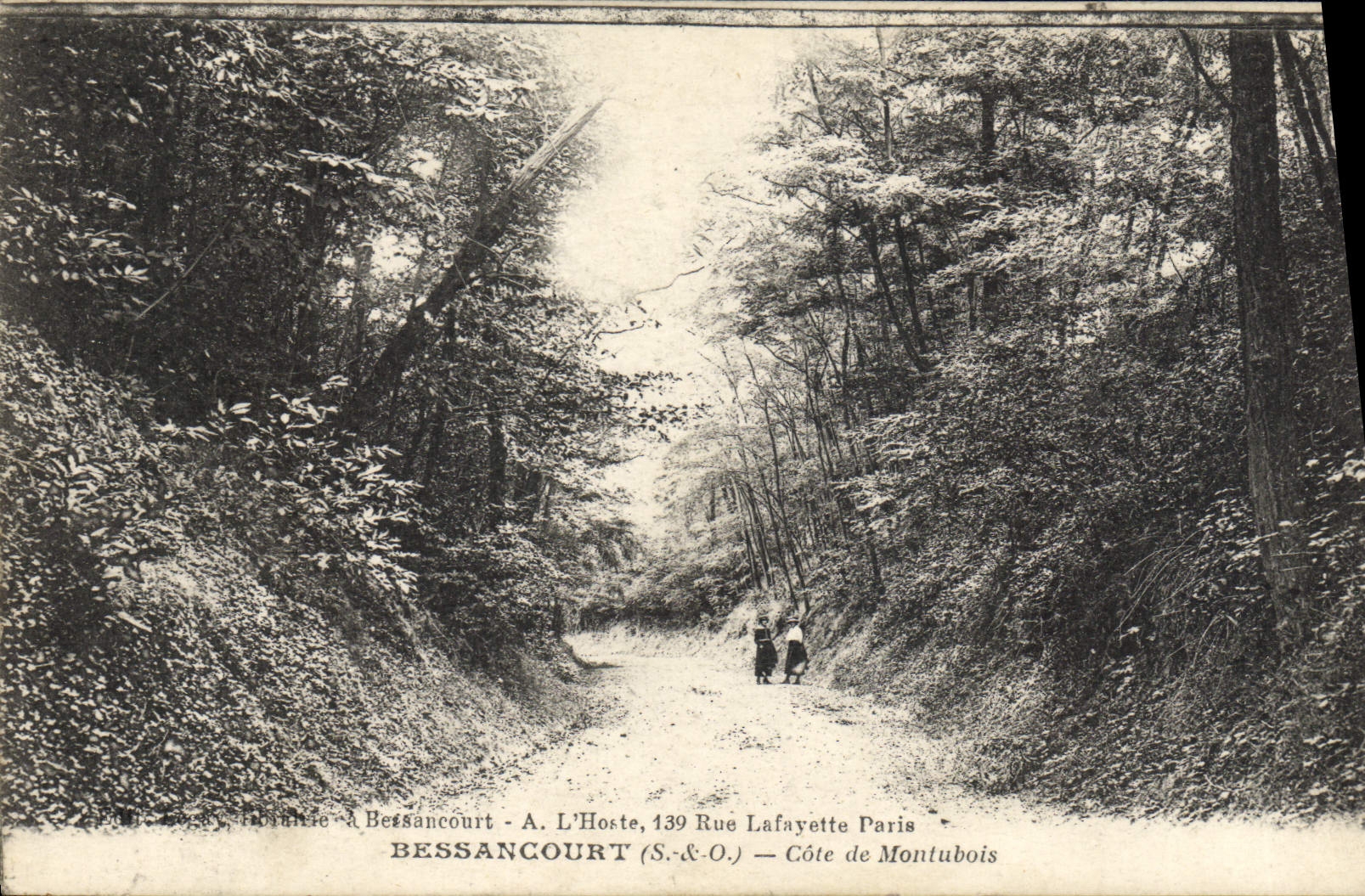 VINTAGE POSTCARD Bessancourt Dimensions De Montubois