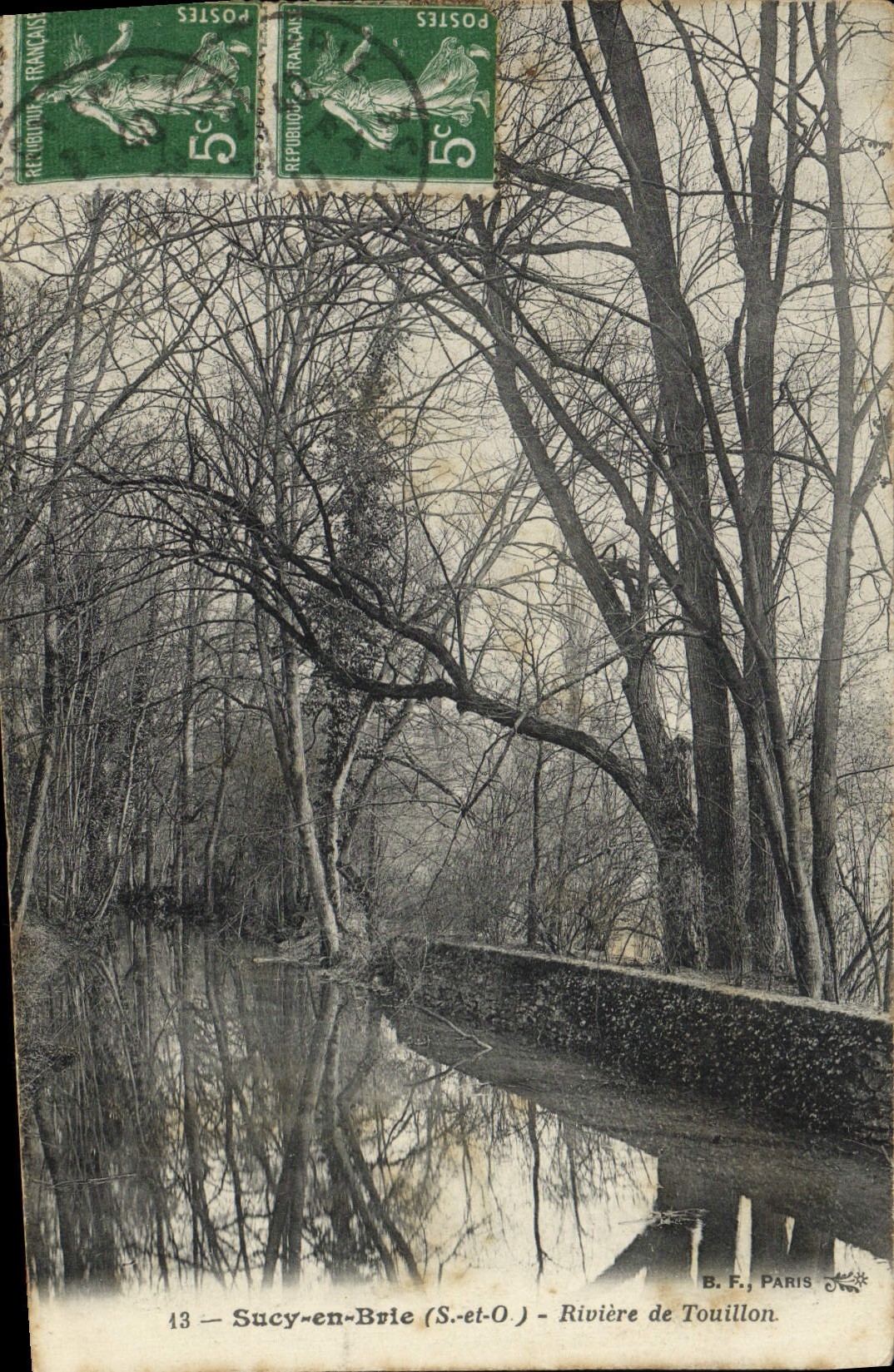 VINTAGE POSTCARD Sucy In Brie River Of Whisk