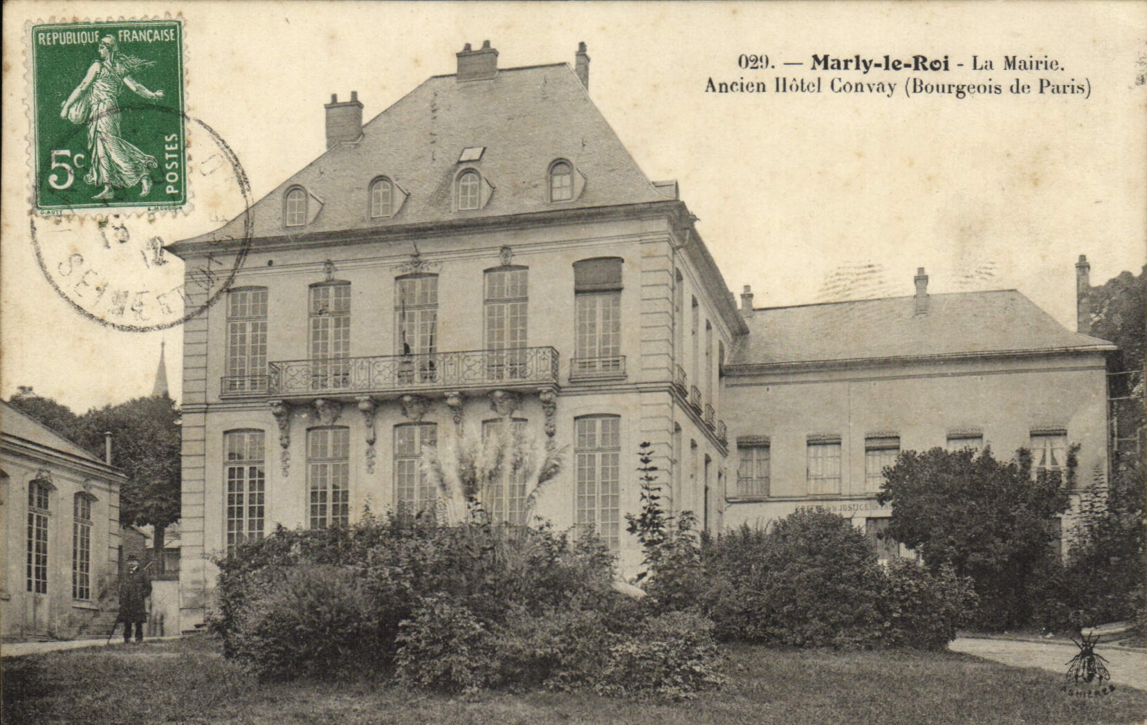 CPA Marly Le Roi La Mairie Ancien Hoel Convay Bourgeois de Paris