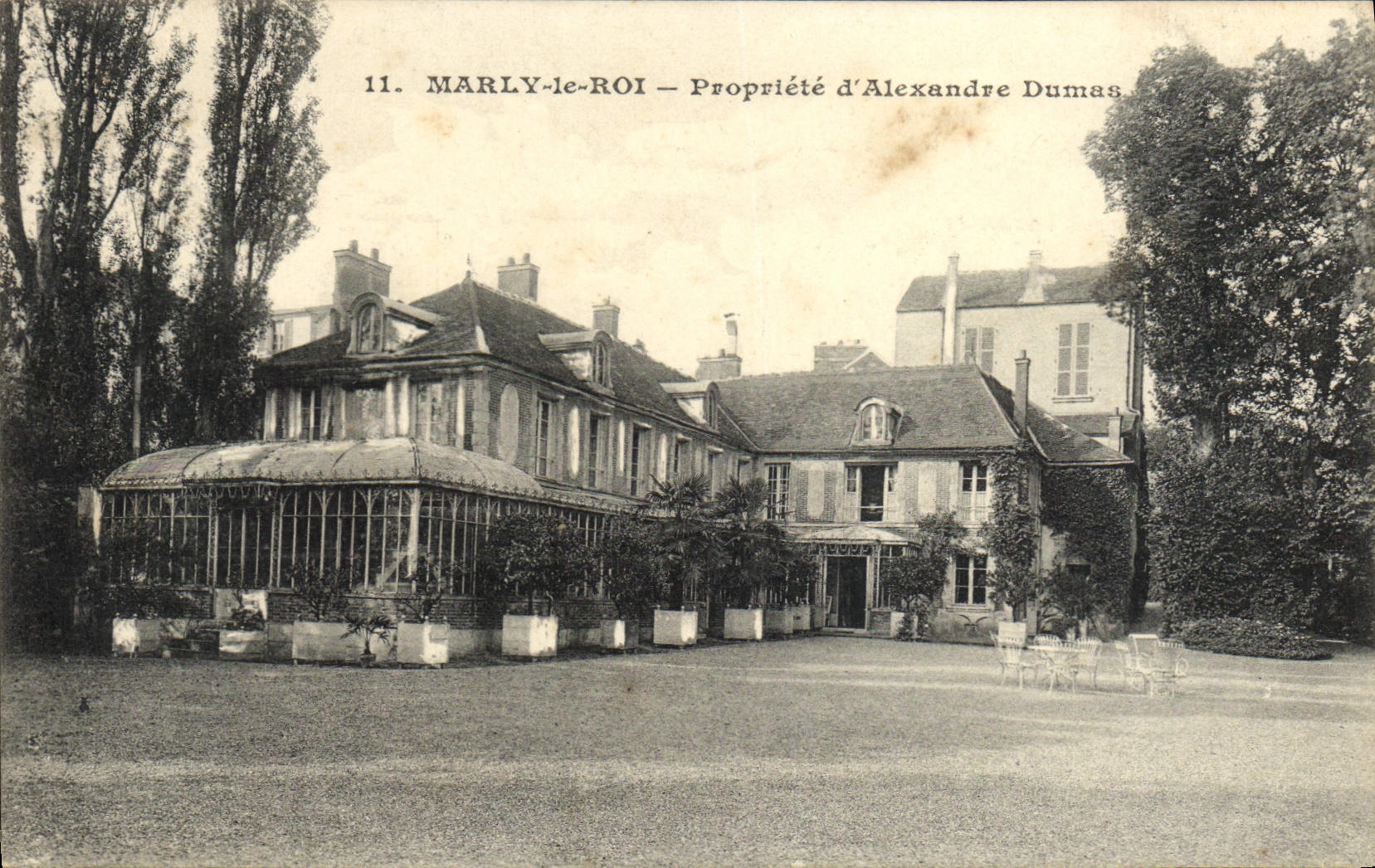 CPA Marly Le Roi Propriete D'Alexandre Dumas