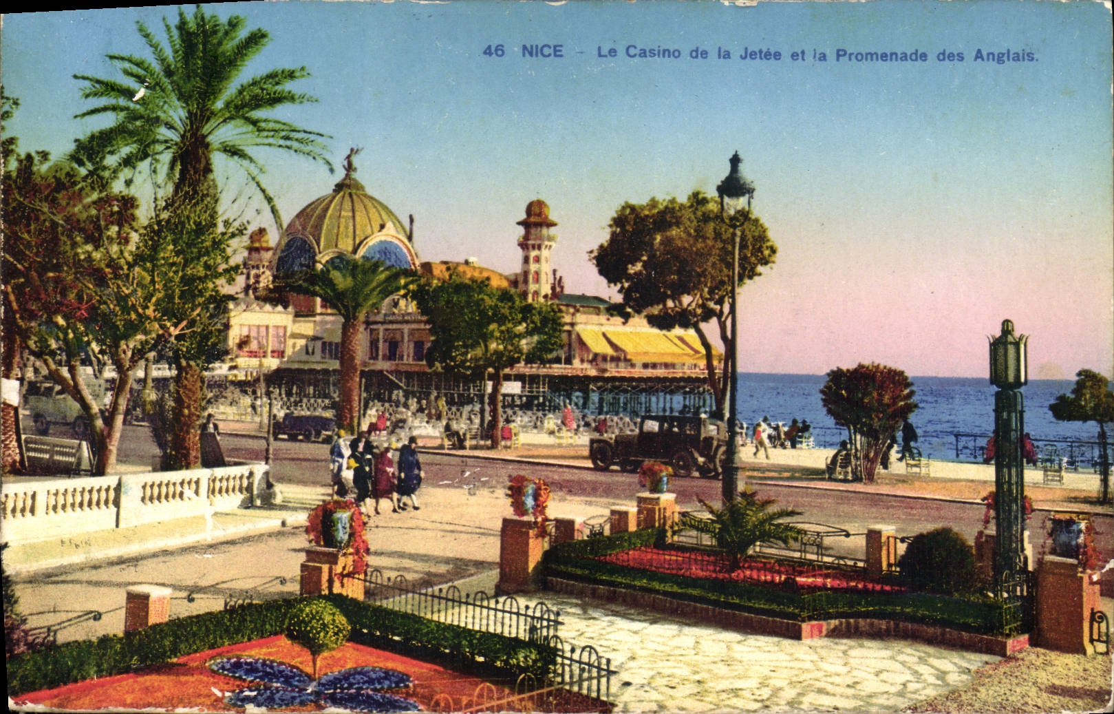 CPA Nice Le Casino De La Jetee Et La Promenade Des Anglais