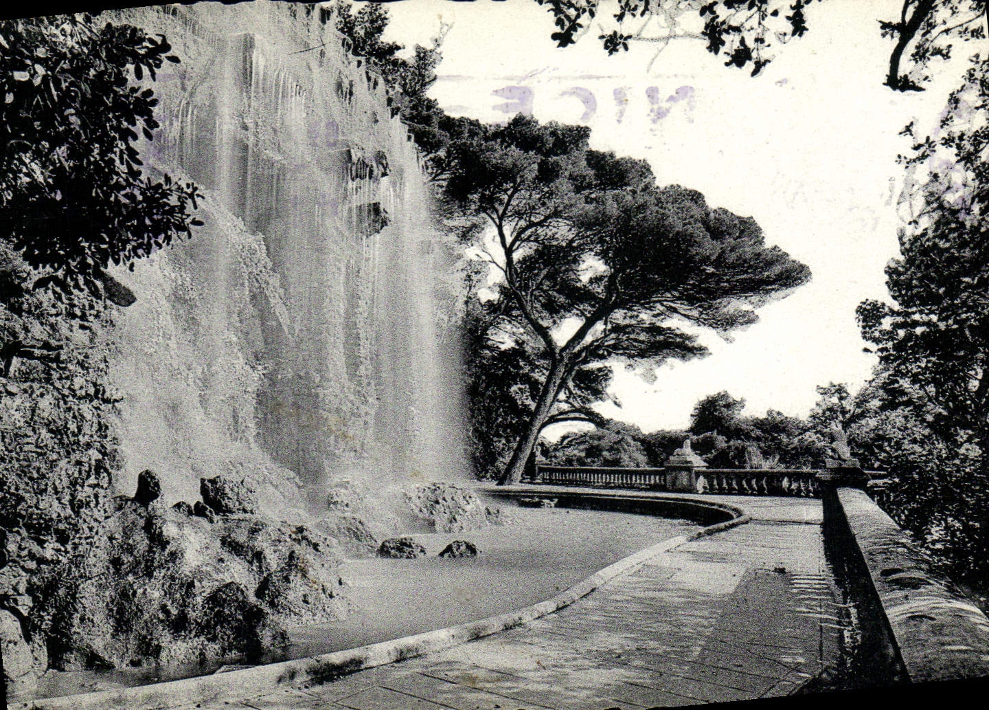 CPM Nice Cascade Du Chateau
