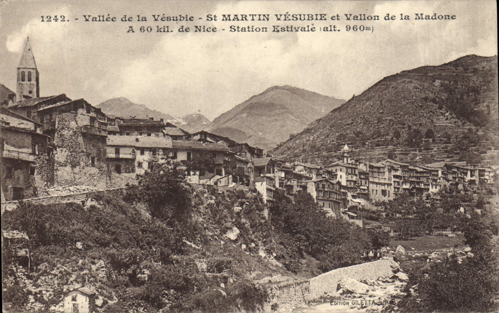 CPA Vallee De La Vesubie St Martin Vesubie Et Vallon De La Madone De Nice
