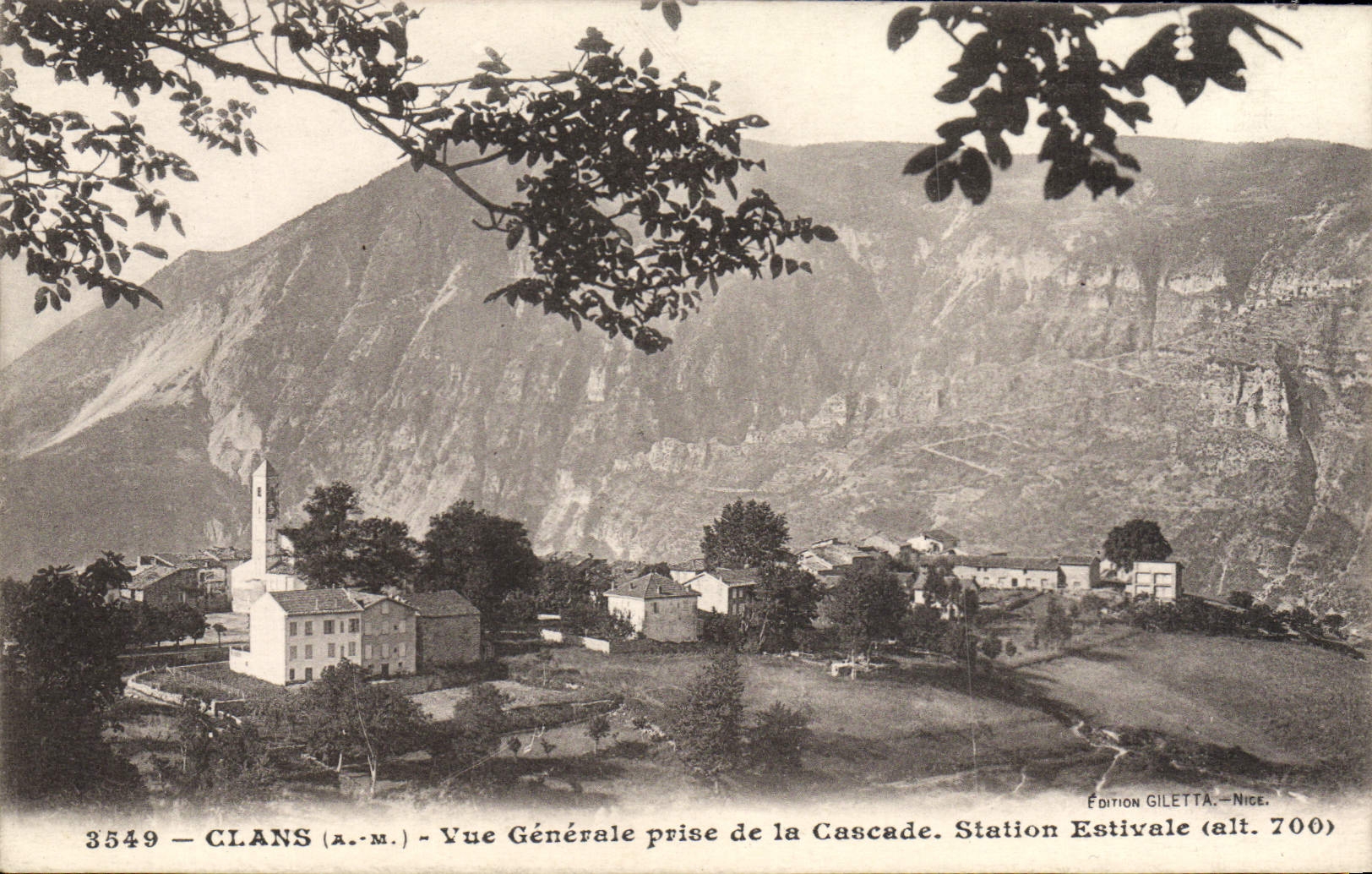 VINTAGE POSTCARD Levens View Taken Of the Cascade Estival Station