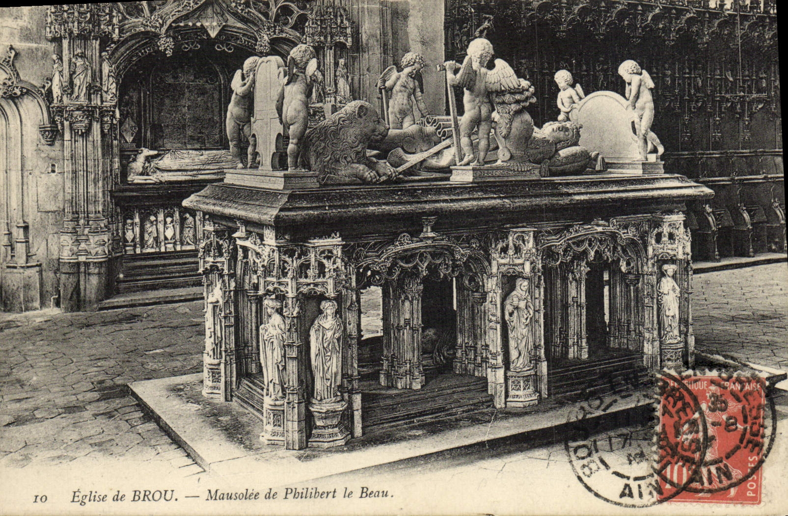 CPA Bourg Eglise de Brou Mausolee de Philibert le Beau 