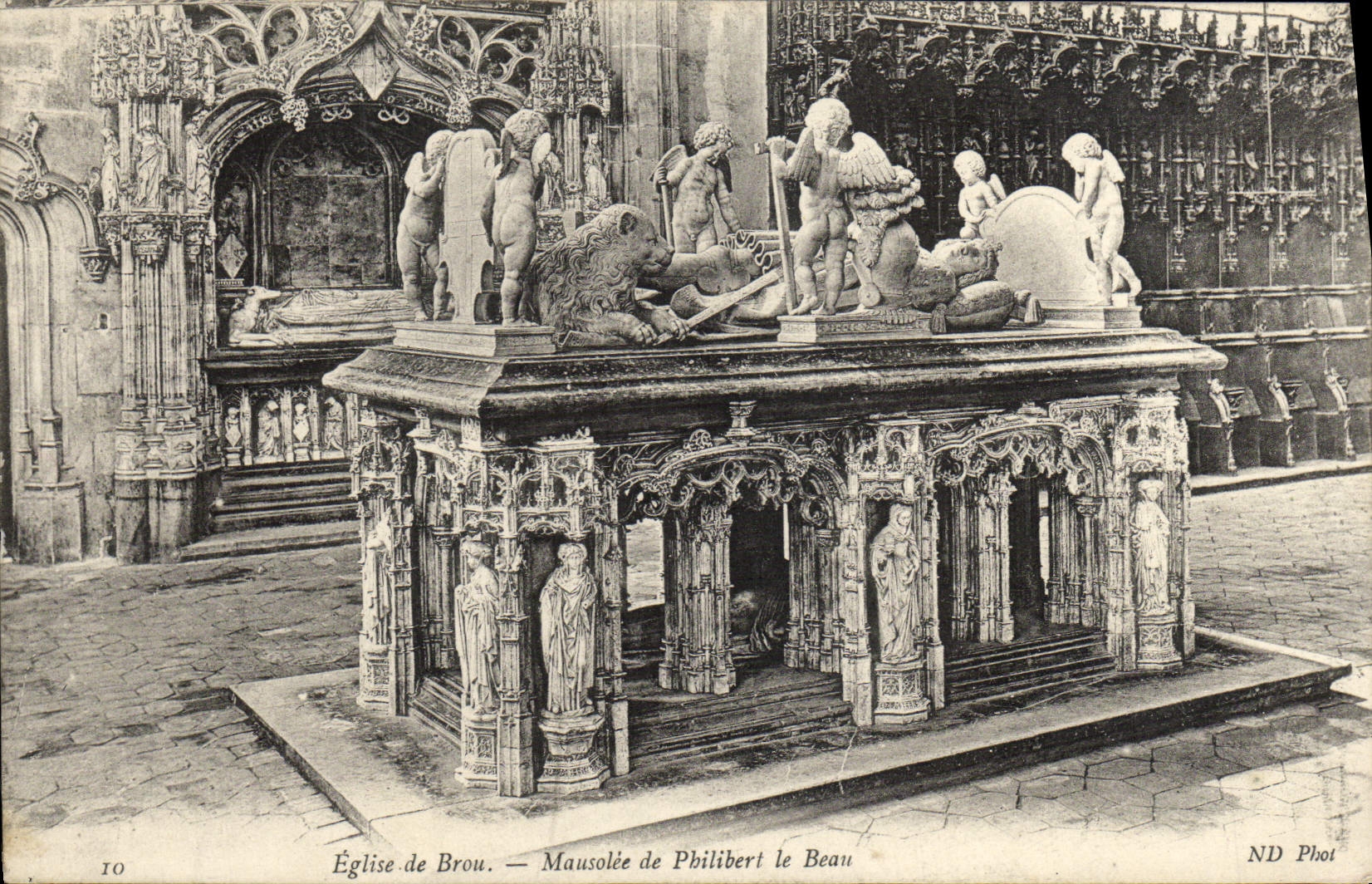 CPA Bourg Eglise de Brou Mausolee de Philibert le Beau 