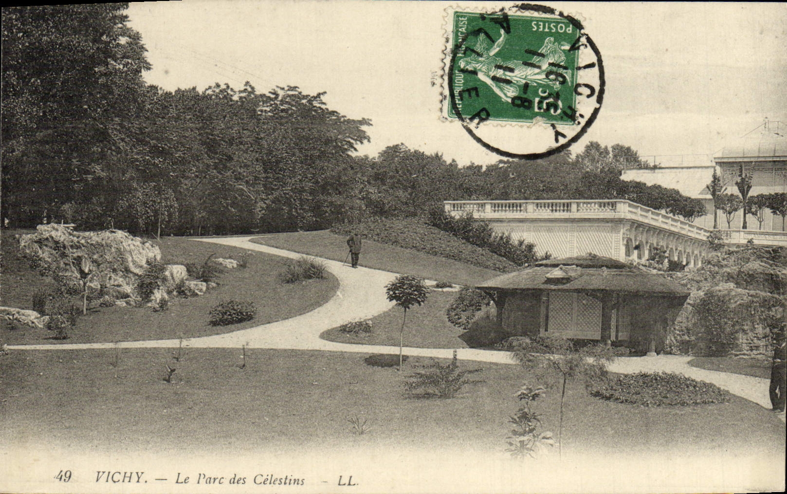 CPA Vichy Le parc des Celestins