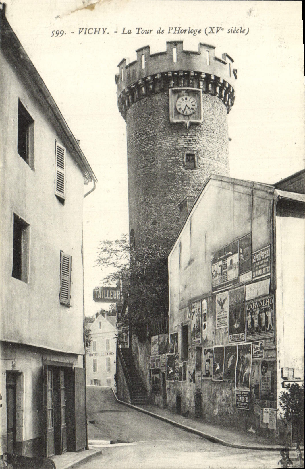 CPA Vichy La Tour de l'Horloge