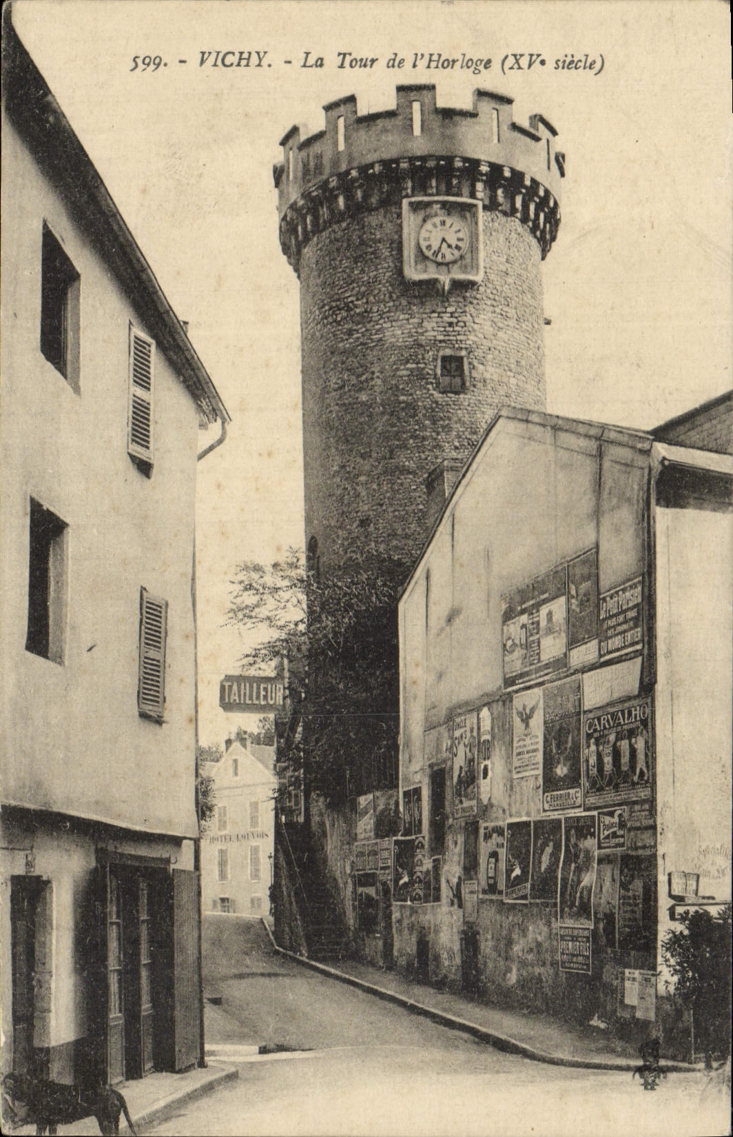 CPA Vichy La Tour de l'Horloge