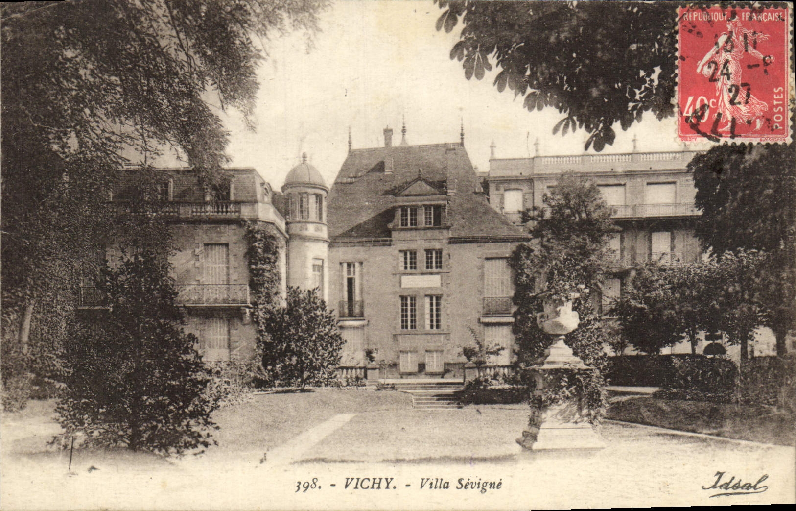 CPA Vichy Villa Sevigne