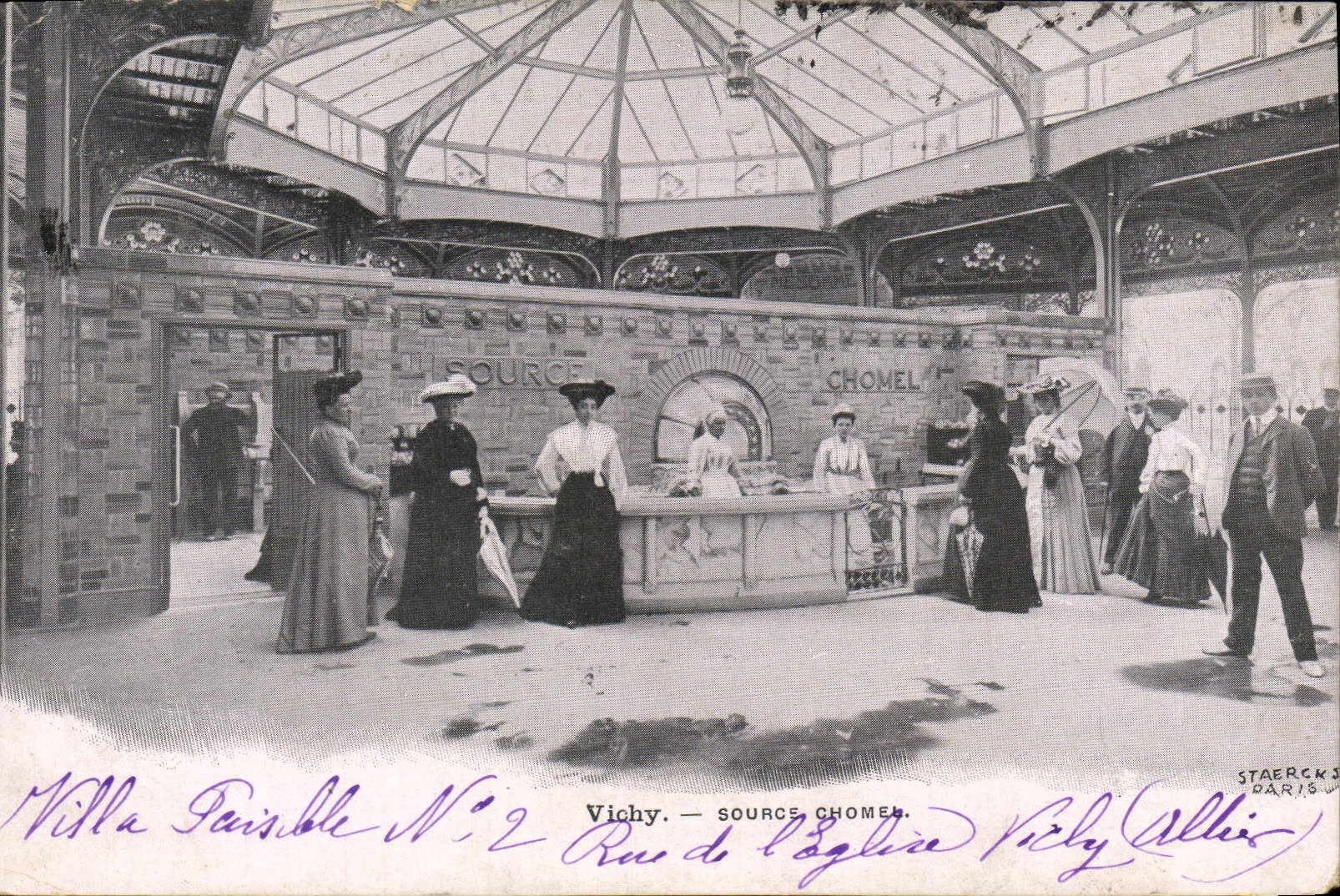 CPA Vichy Source Chomel