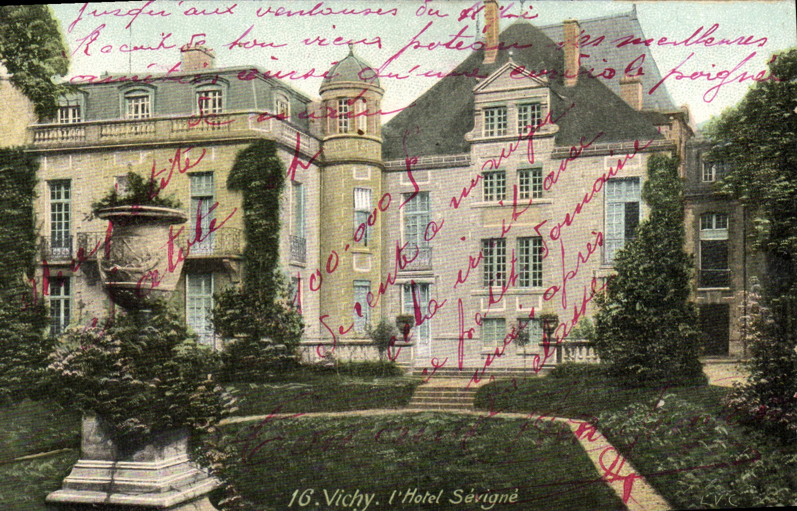 CPA Vichy L'Hotel Sevigne