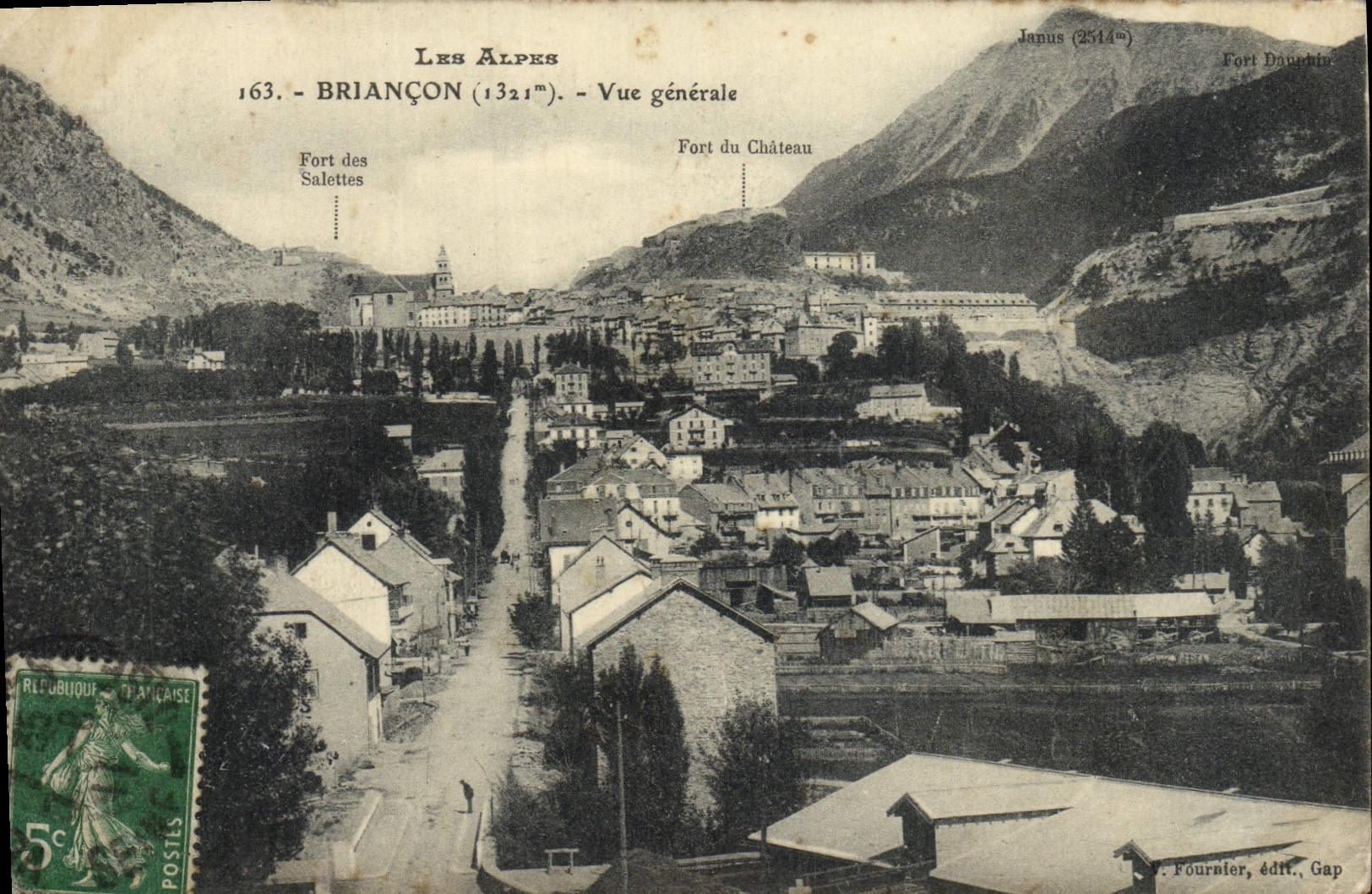 CPA Briancon Vue Generale