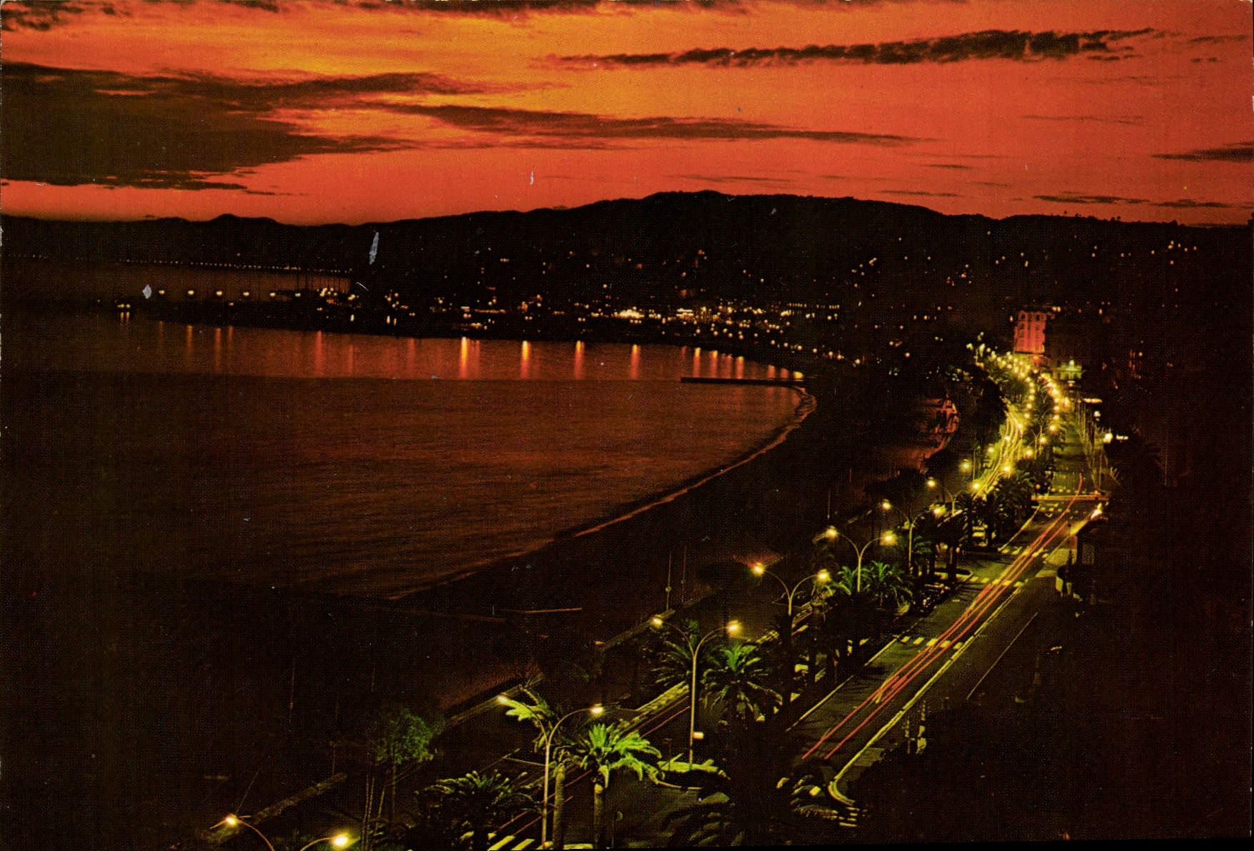 MODERN CARD Cannes Sunset On Esterel