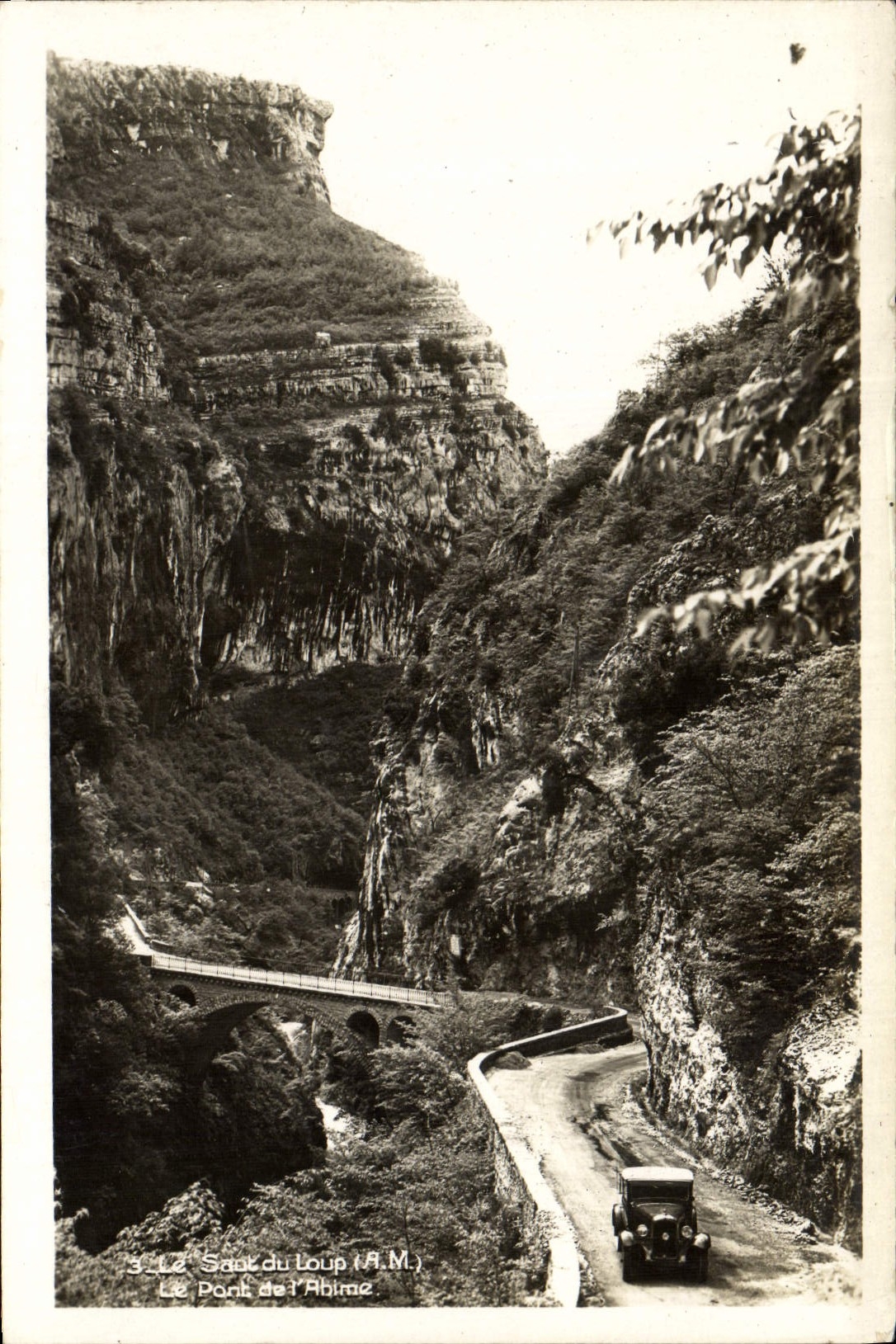 CPM Le Saut Du Loup Le Pont De l'Abime