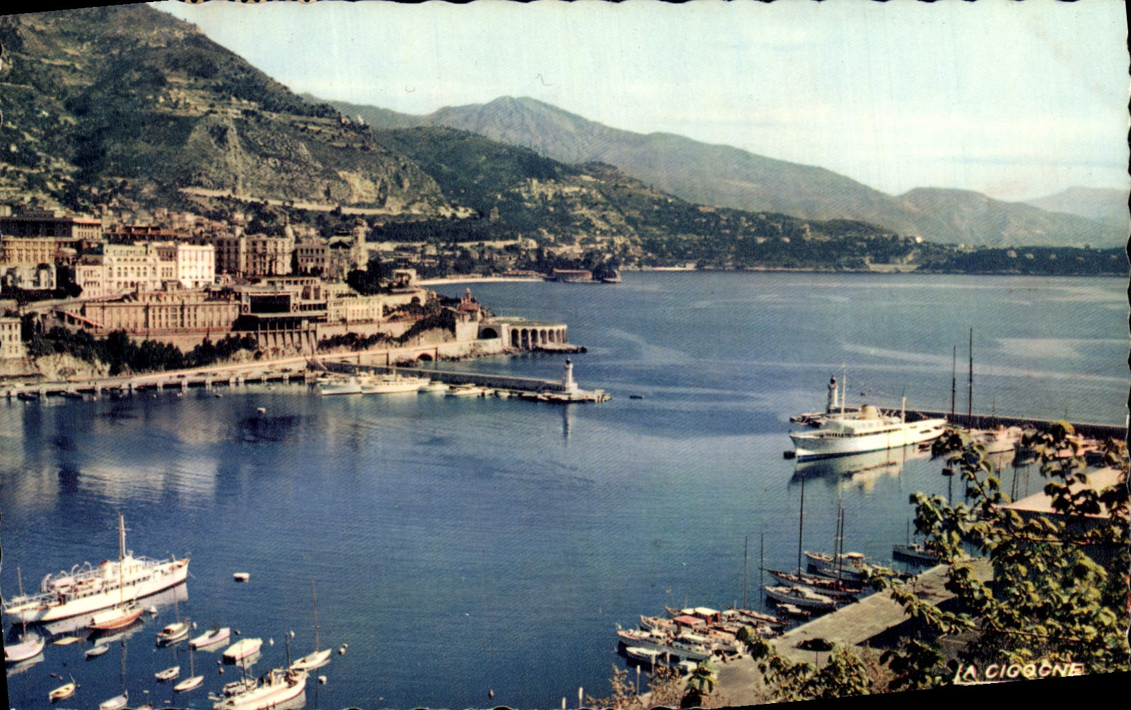 CPM Reflets De La Cote d'Azur Principaute De Monaco Vue Sur Le Port Et Monte Carlo