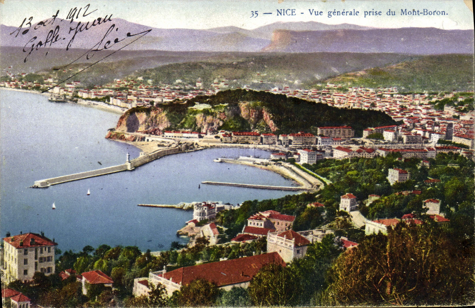 POSTAL Niza Generlae visto de la VENDIMIA tomado del montaje del boro