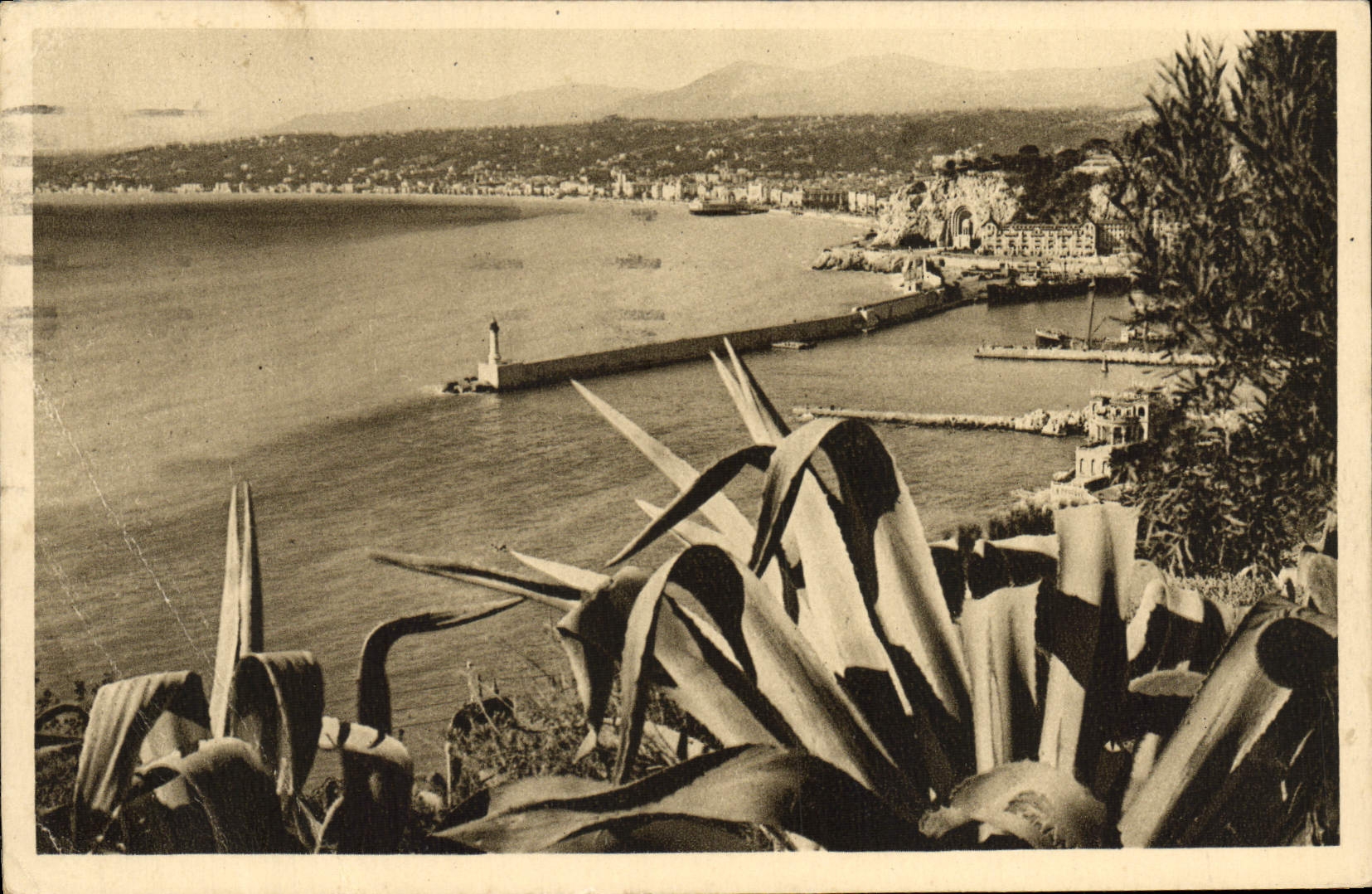 CPA Cote d'Azur Nice Vue Generale