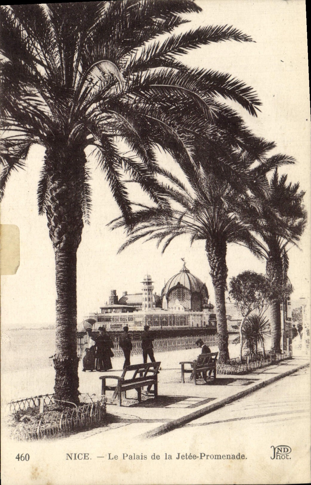 CPA Nice Le Palais De a Jetee Promenade
