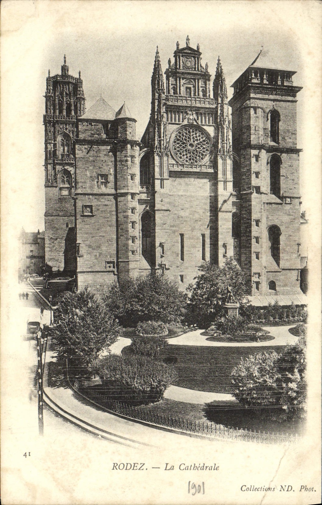 CPA Rodez La Cathedrale