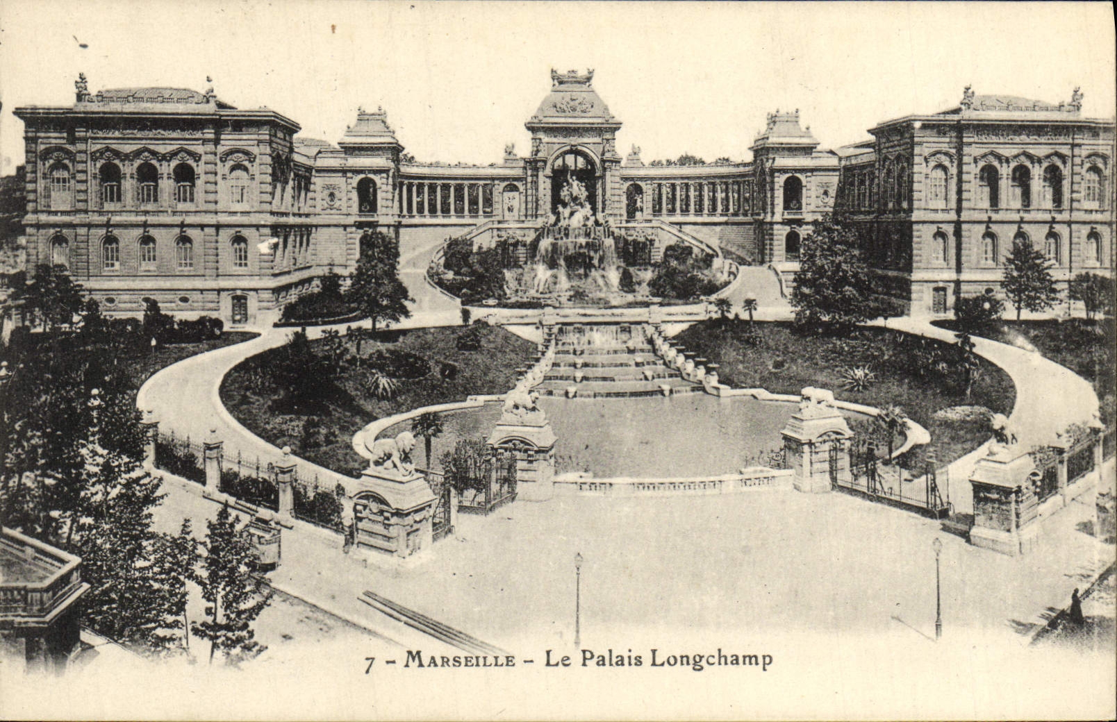 CPA Marseille Le Palais Longchamp