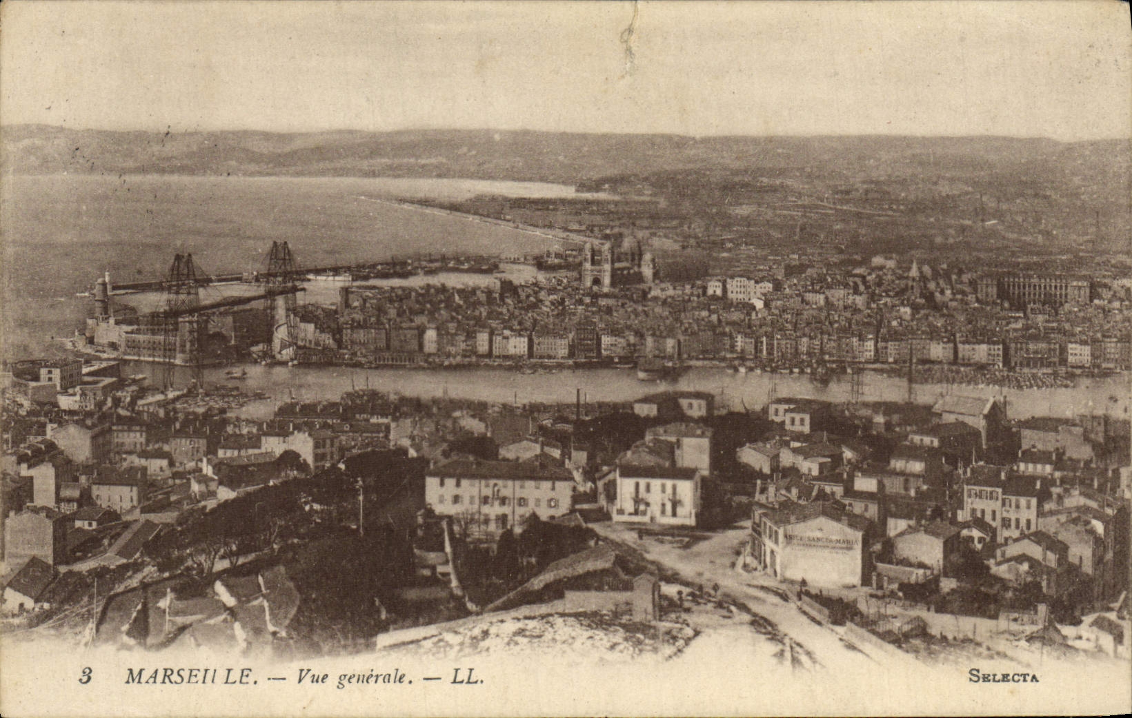 CPA Marseille Vue Generale