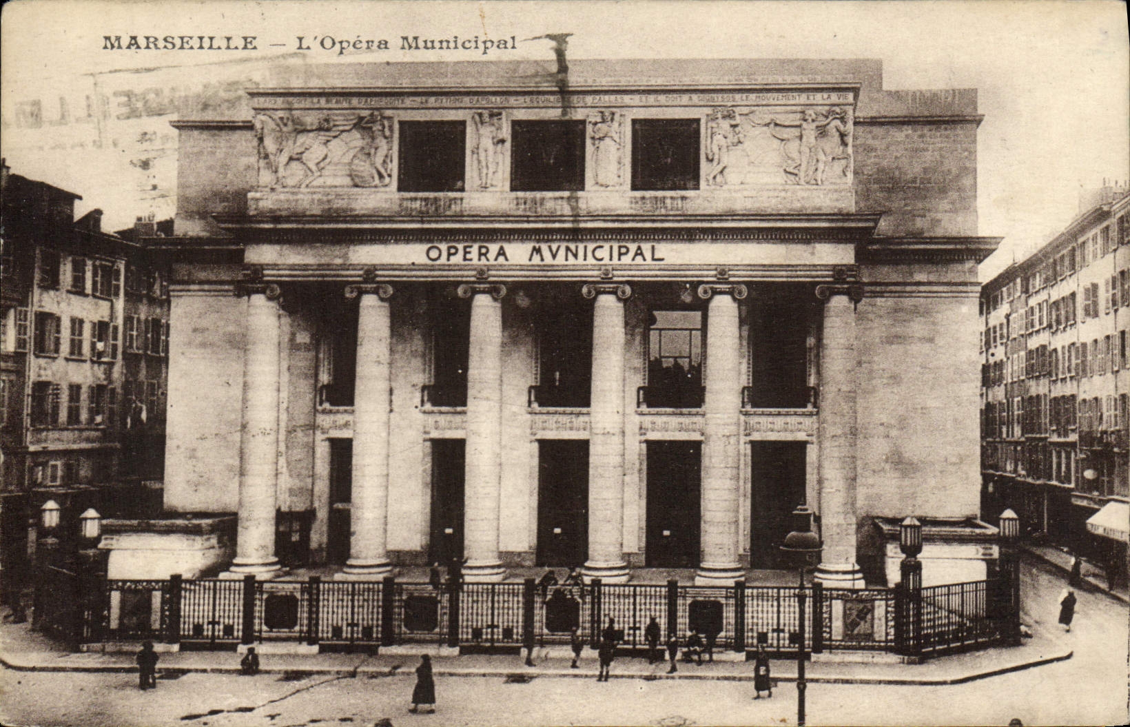 CPA Marseille L'opera Municipal