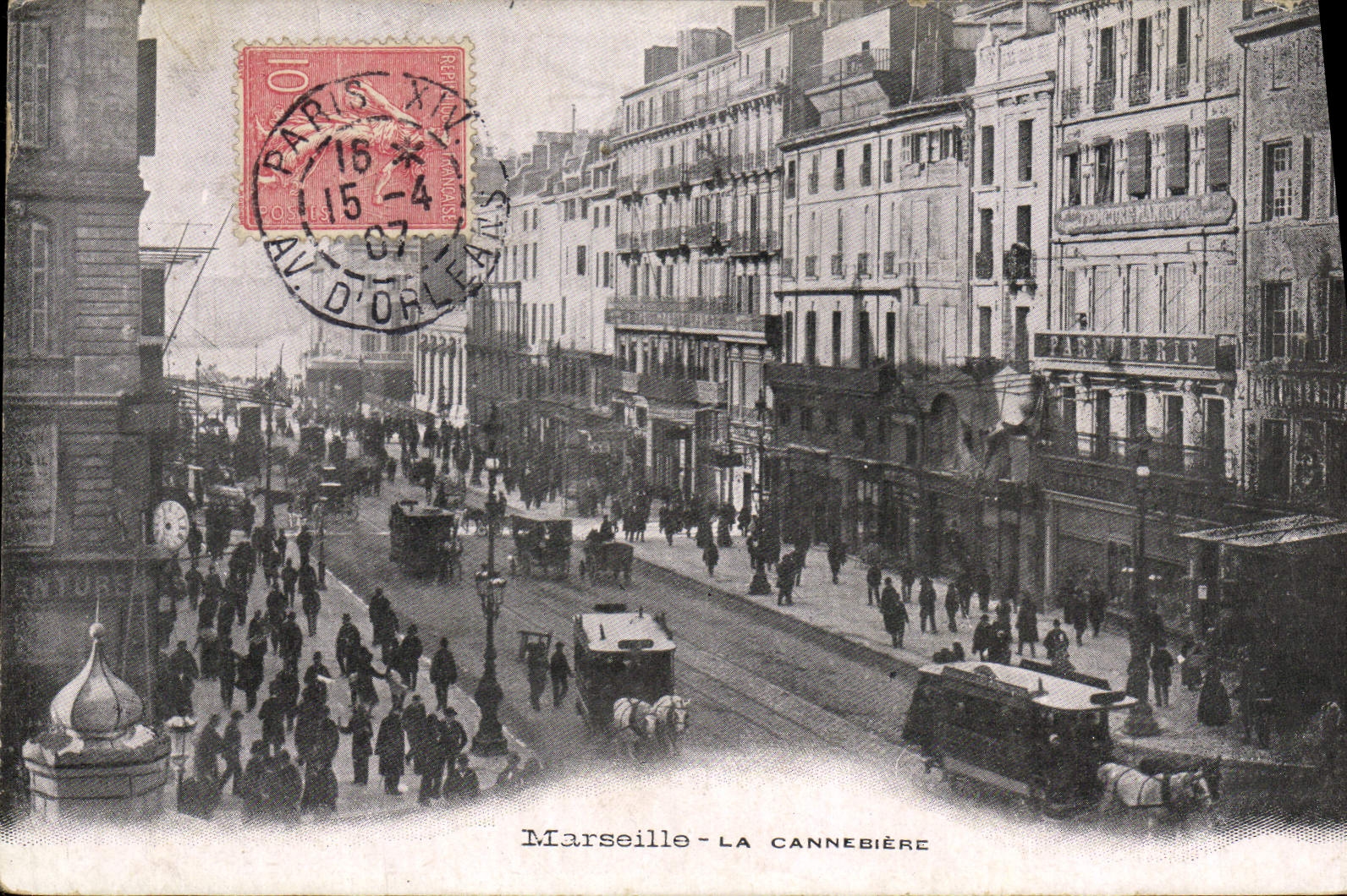 CPA Marseille La Cannebiere