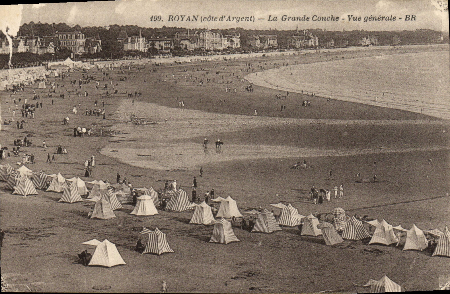 CPA Royan La Grande Conche Vue Generale