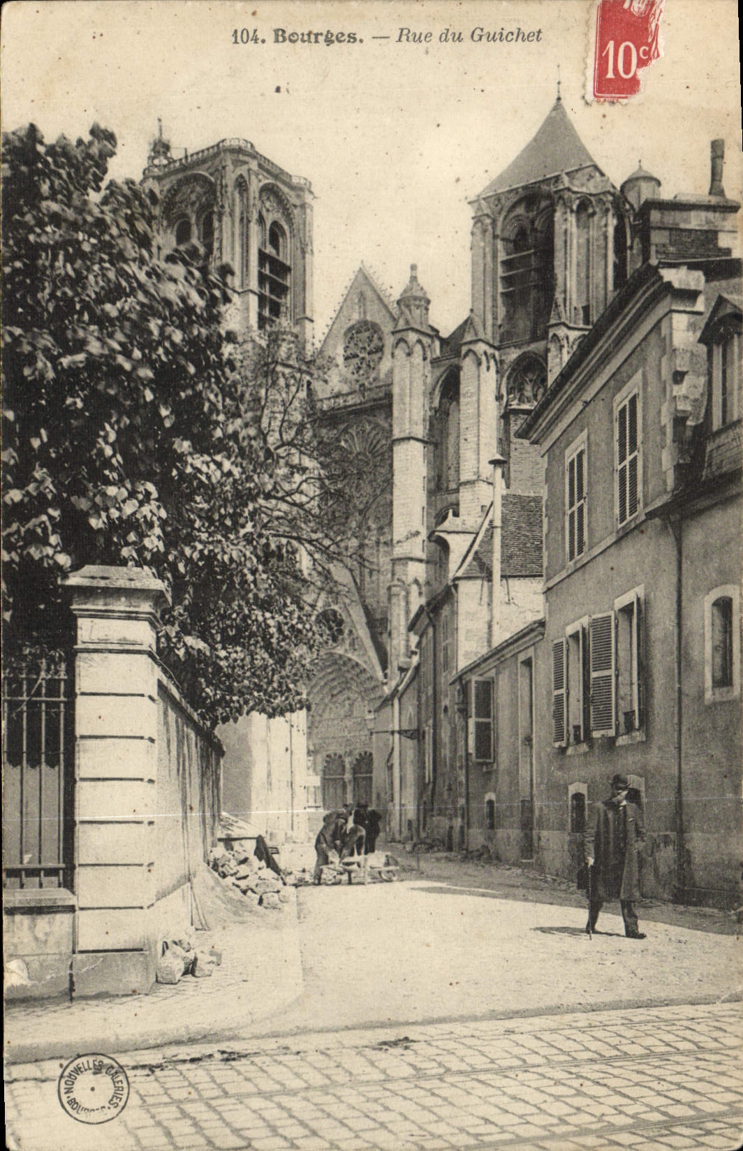 Calle de Bourges de la POSTAL de la VENDIMIA del contador
