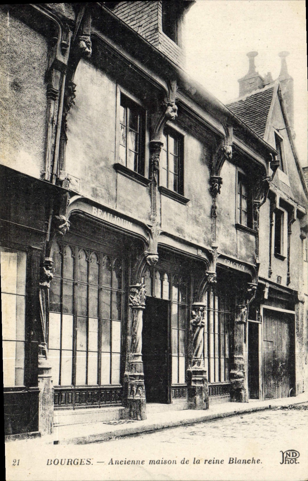 CPA Bourges Ancienne Maison de la Reine Blanche