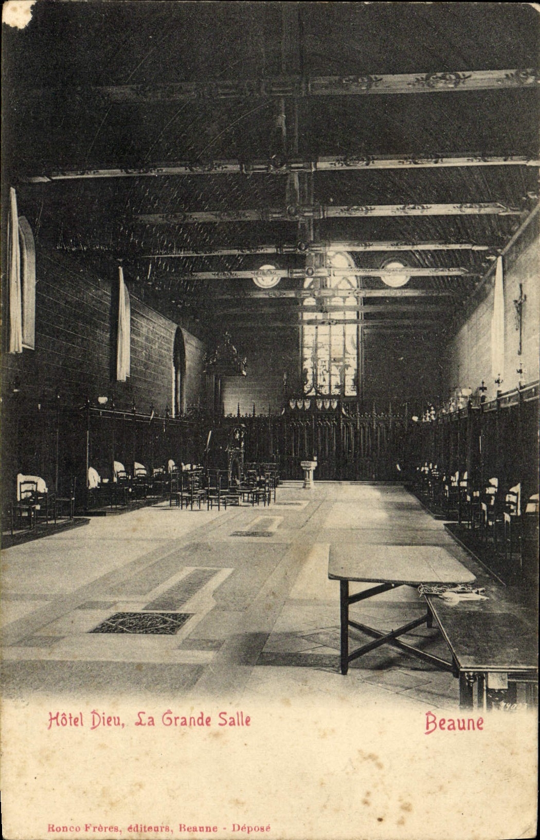 CPA Hotel Dieu La Grande Salle Beaune
