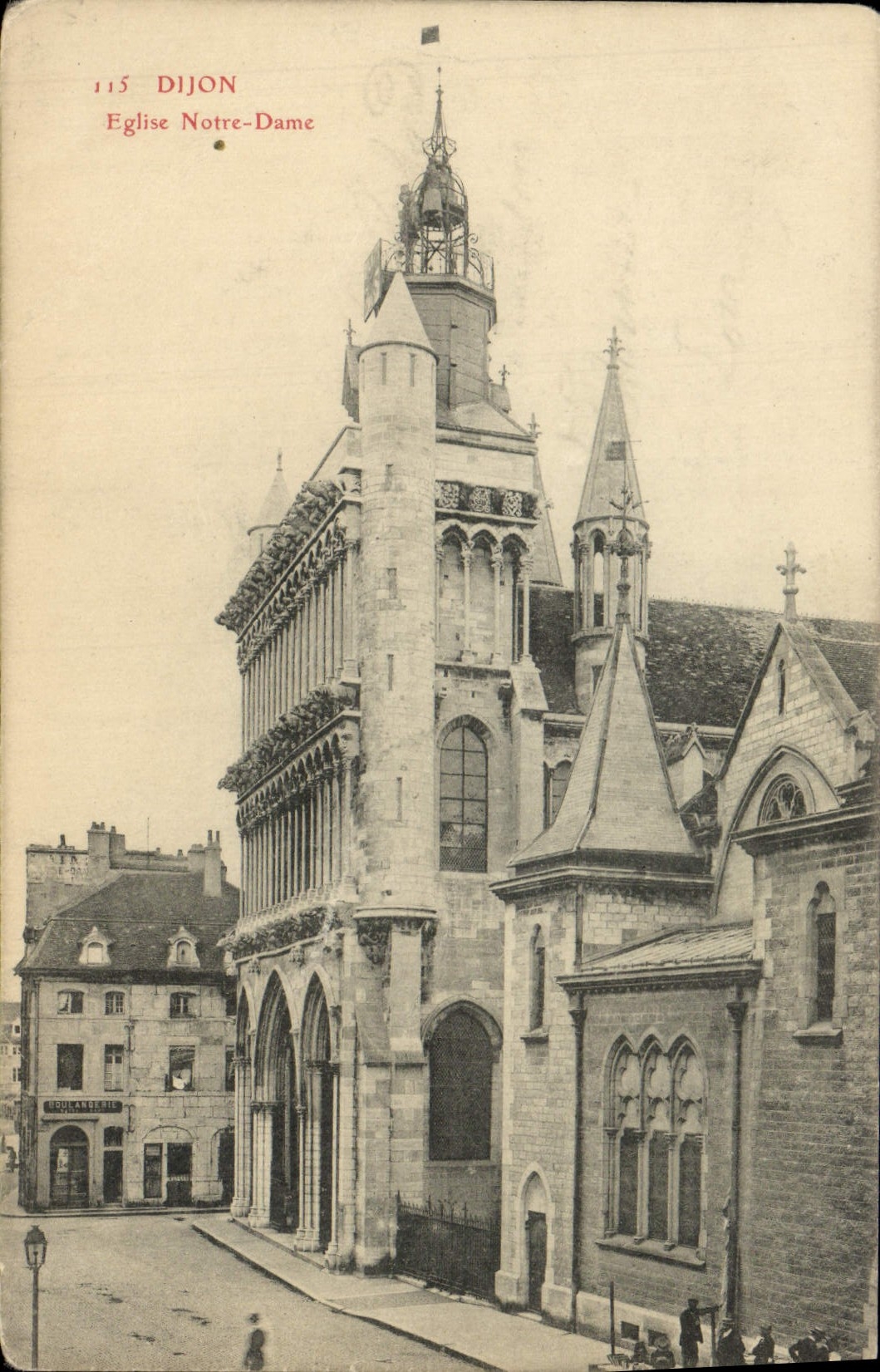 CPA Dijon Eglise Notre Dame