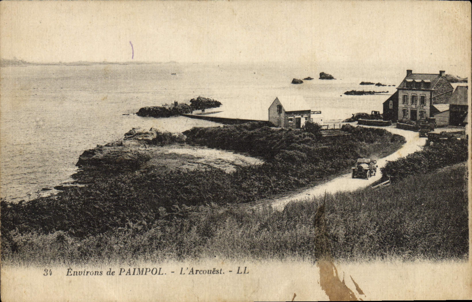 CPA Environs de Paimpol L'Arcouest