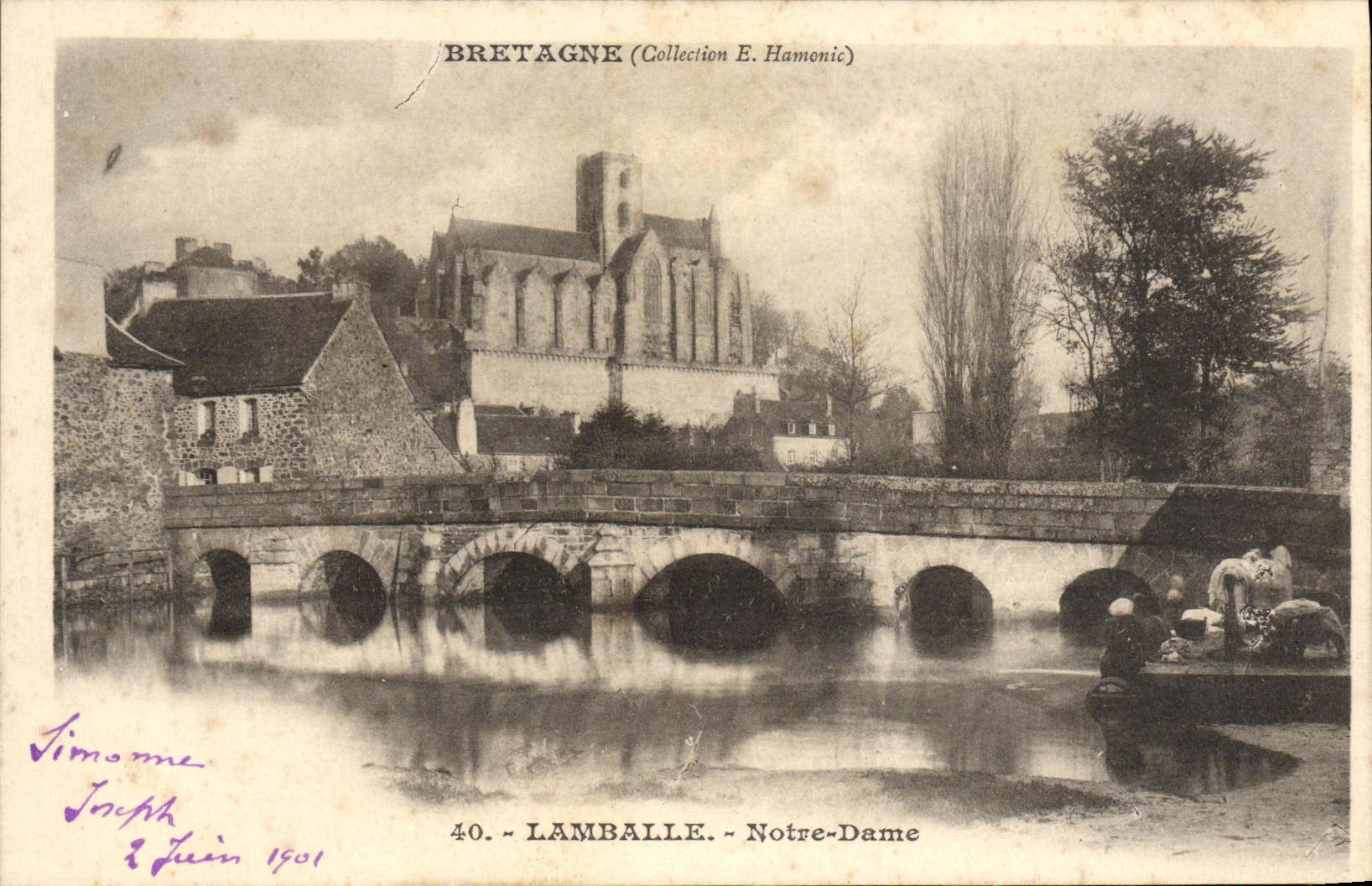 CPA Lamballe Notre Dame Lavandiere