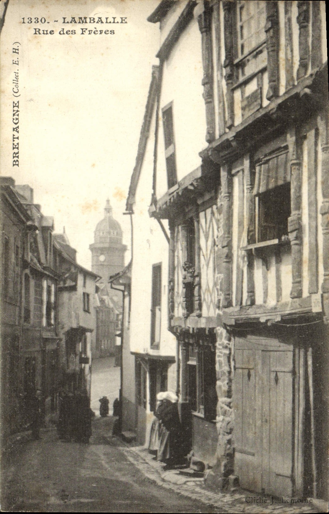 CPA Lamballe Rue des Freres