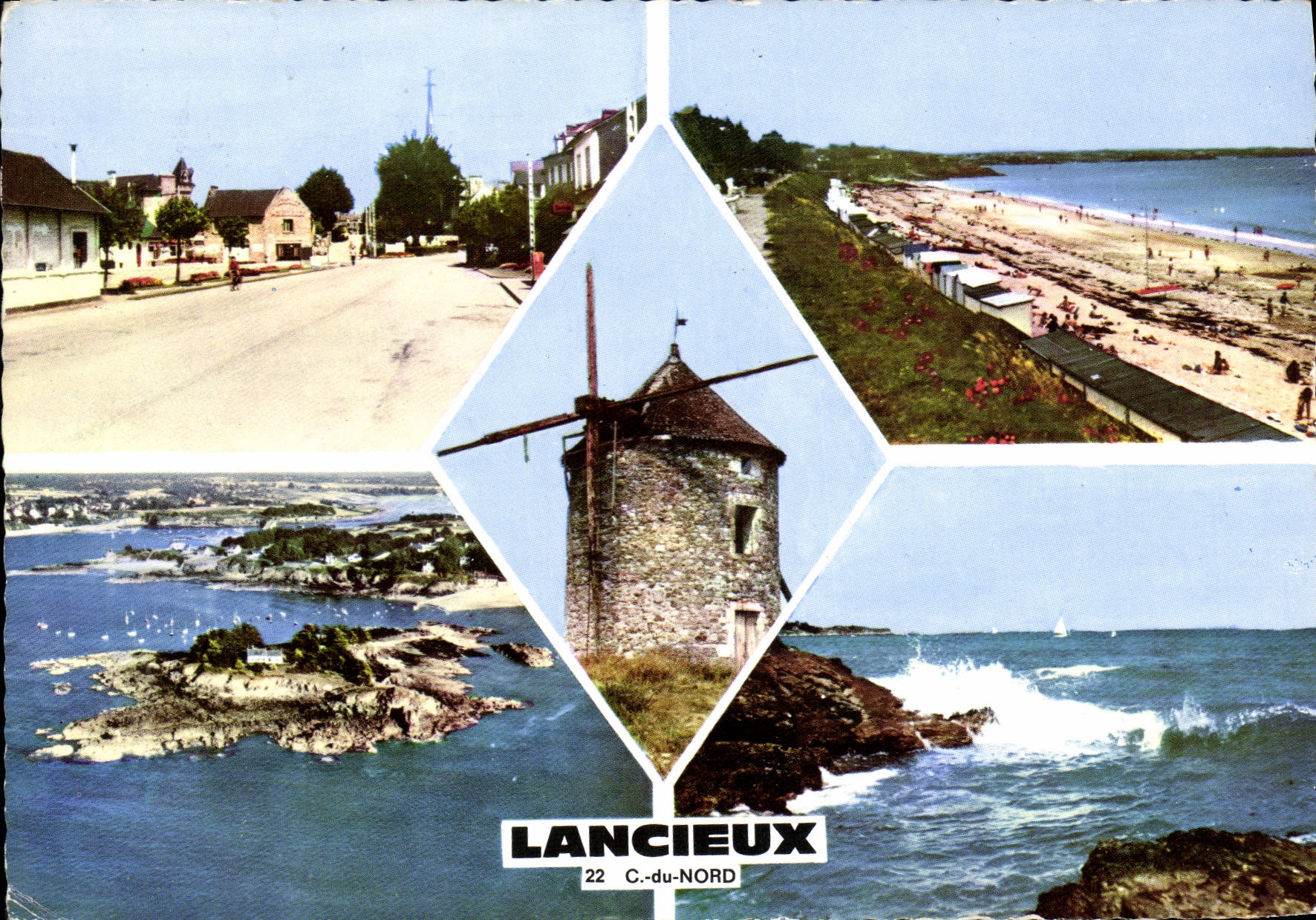MODERN CARD Lancieux Windmill