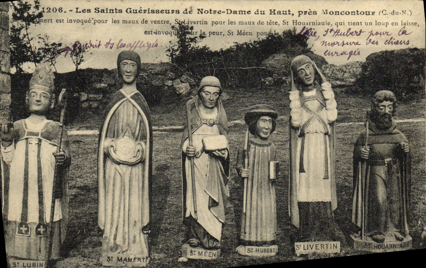 CPA Les Saints Guerisseurs de Notrd Dame du Haut pres Moncontour