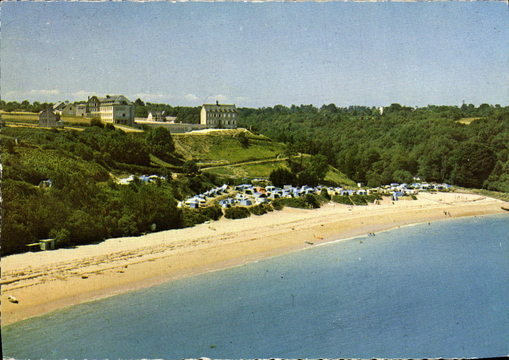 MODERN CARD Notre Dame De Guildo the beach Camp-site